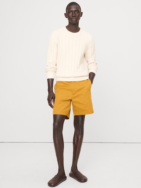 SHORT EN CHINO RODÉ, 18 CM