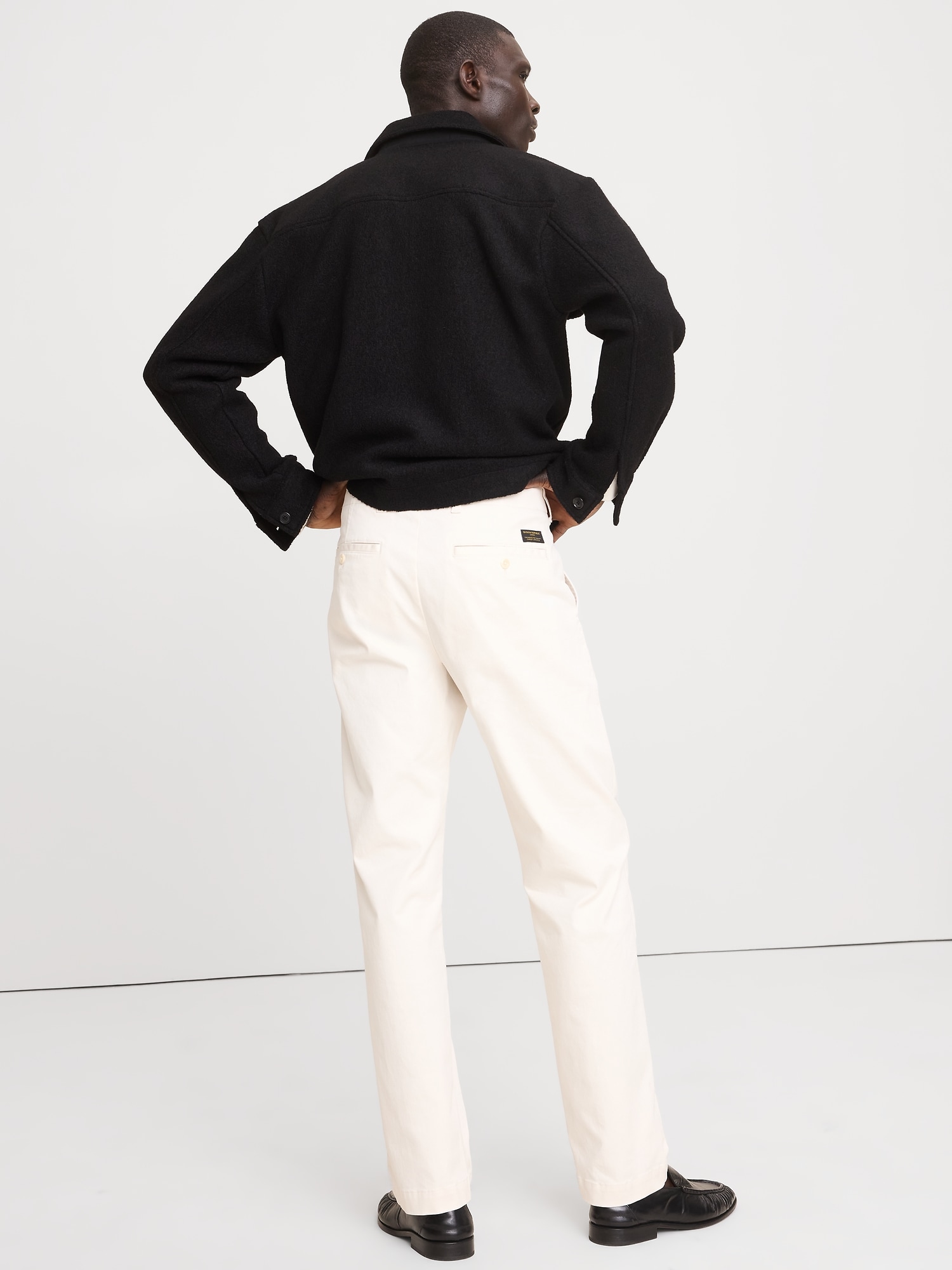 L'image numéro 3 présente Chino droit rodé