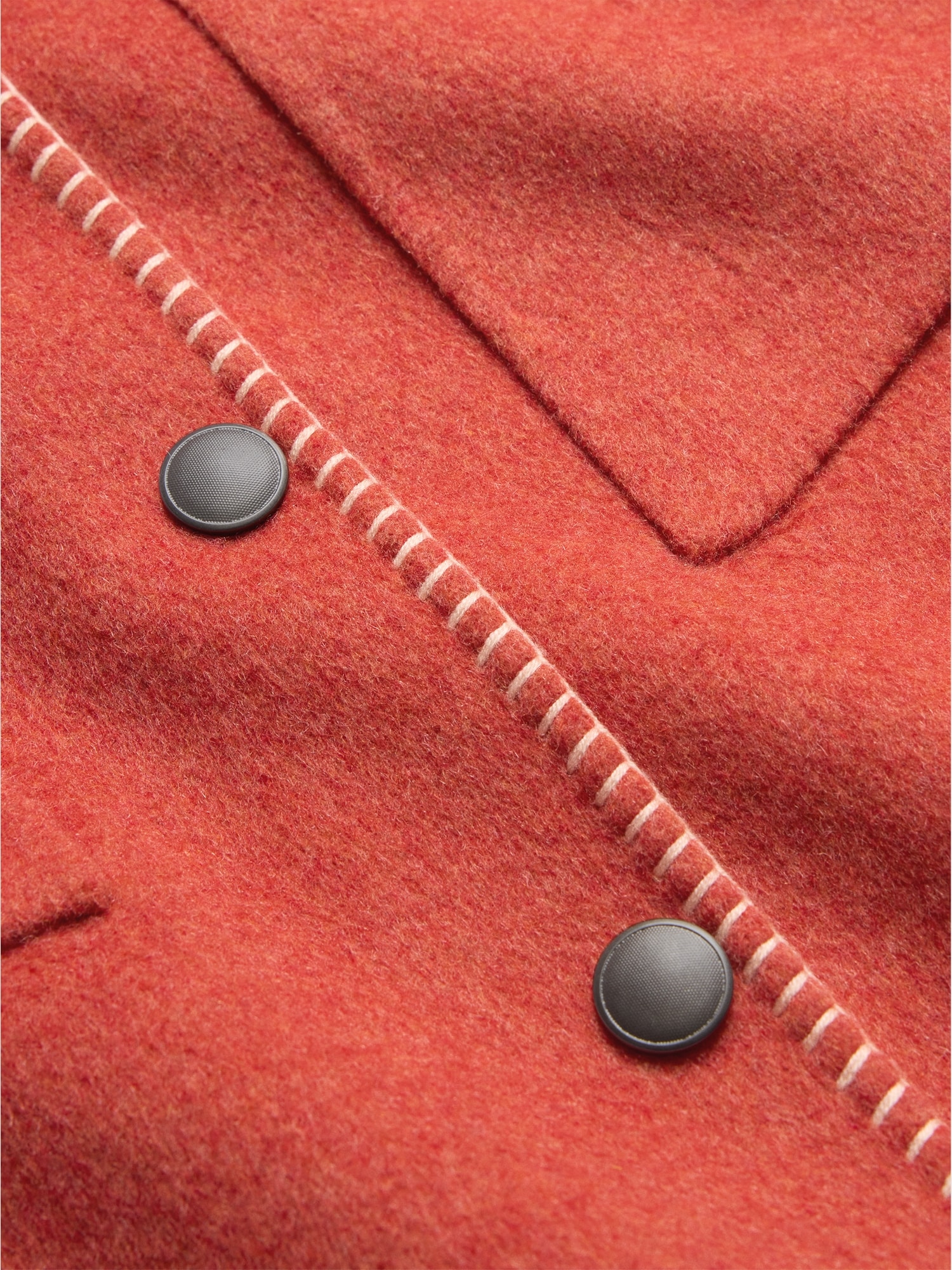 Image number 6 showing, Double-Faced Short Jacket with Blanket Stitch