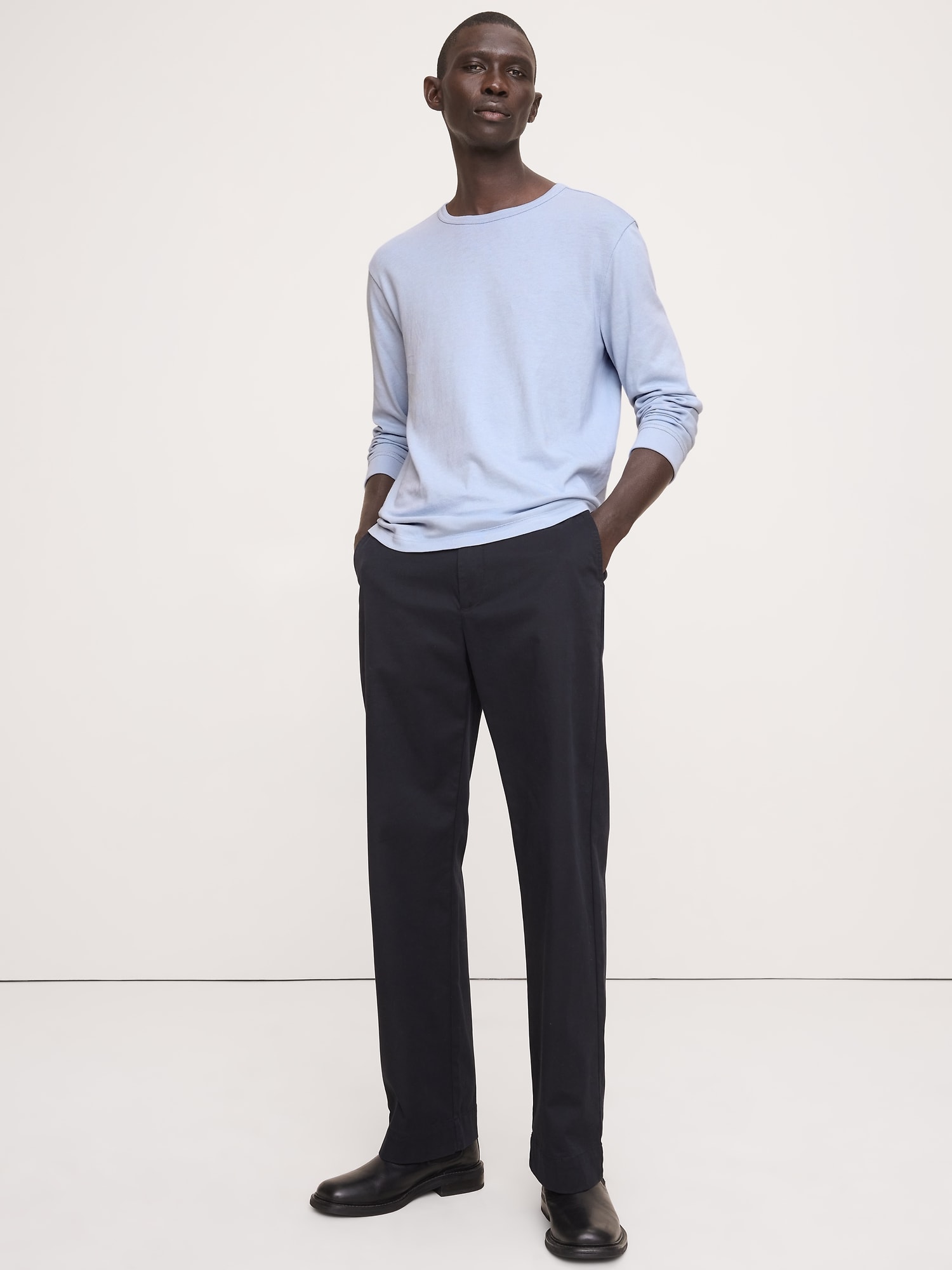 T-SHIRT À MANCHES LONGUES EN JERSEY DE COTON