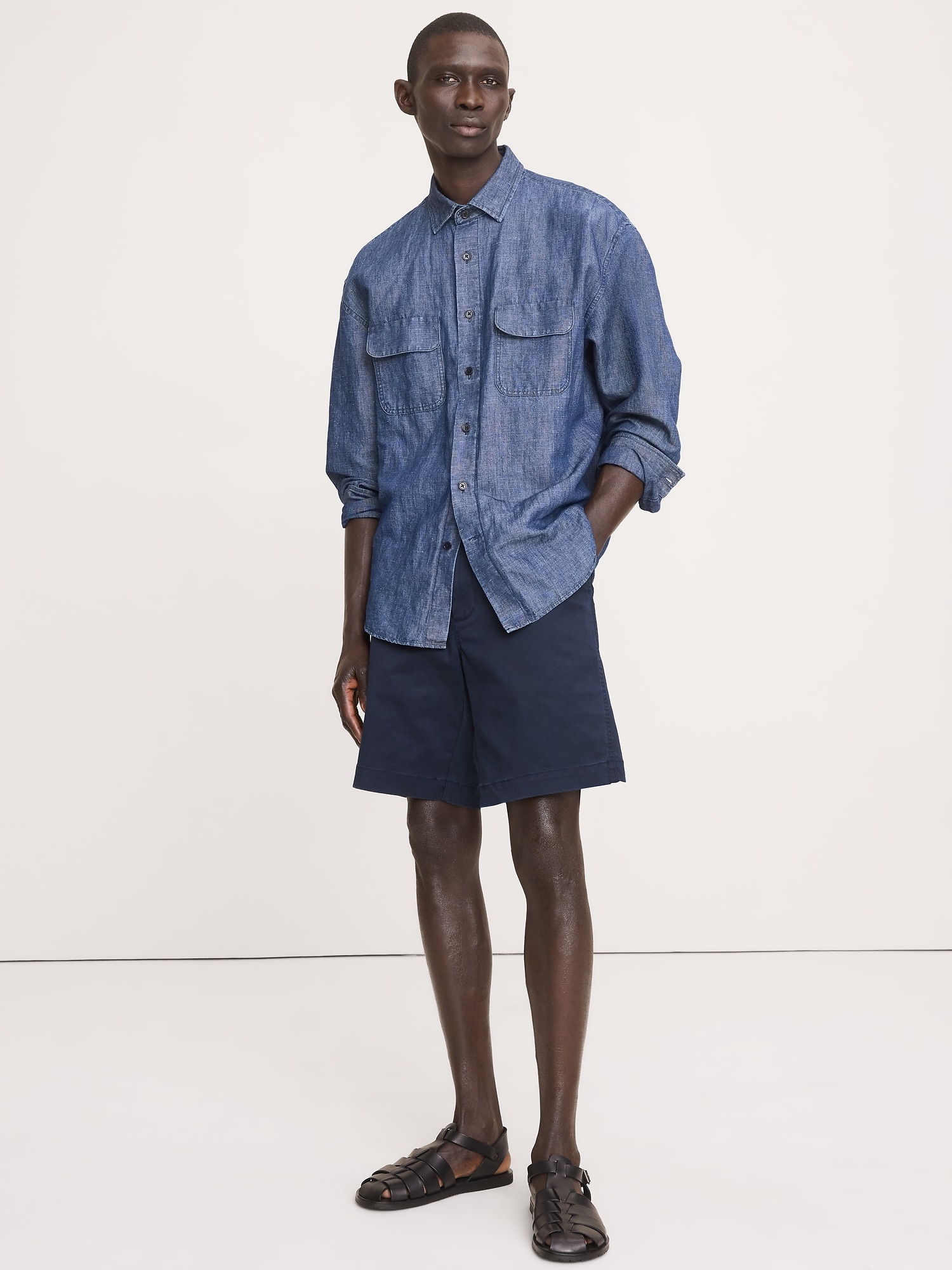 9" Lived-In Chino Short