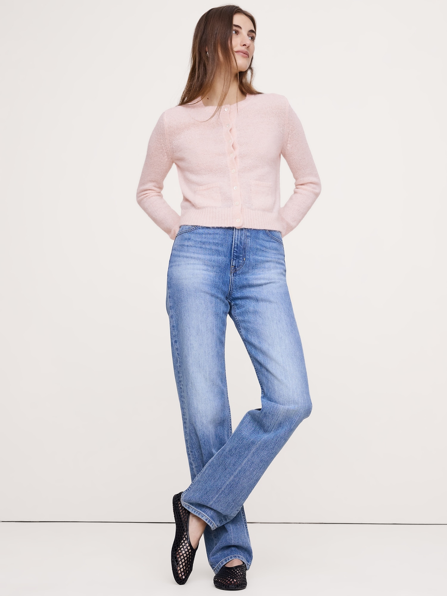 Italian Alpaca-Blend Cardigan