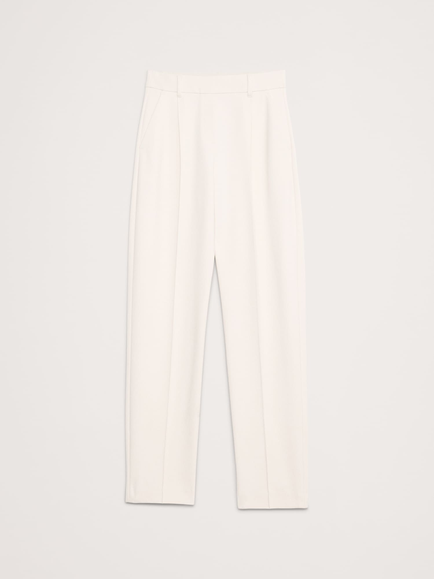 Image number 8 showing, High-Rise Tapered Drapey Ponte Pull-On Pant