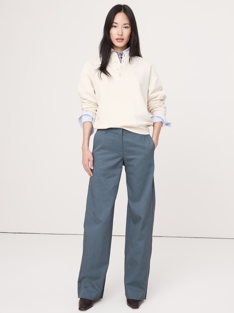 LE PANTALON À JAMBE LARGE DE TOUS LES JOURS