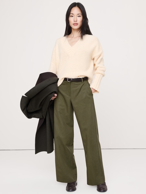 LE PANTALON À JAMBE LARGE DE TOUS LES JOURS