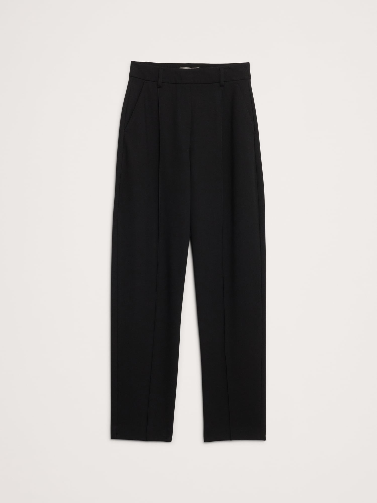 Image number 5 showing, High-Rise Tapered Drapey Ponte Pull-On Pant