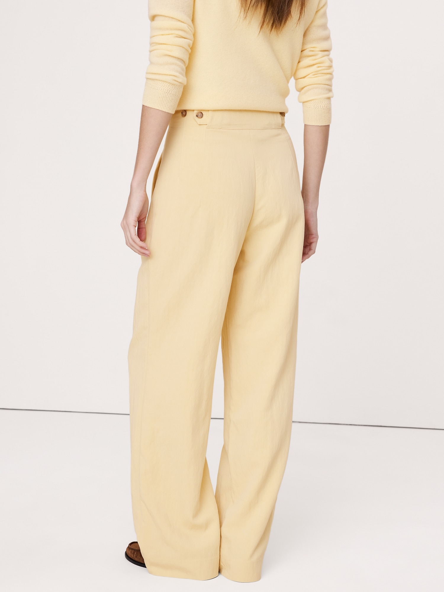 L'image numéro 3 présente Pantalon utilitaire à jambe large classique