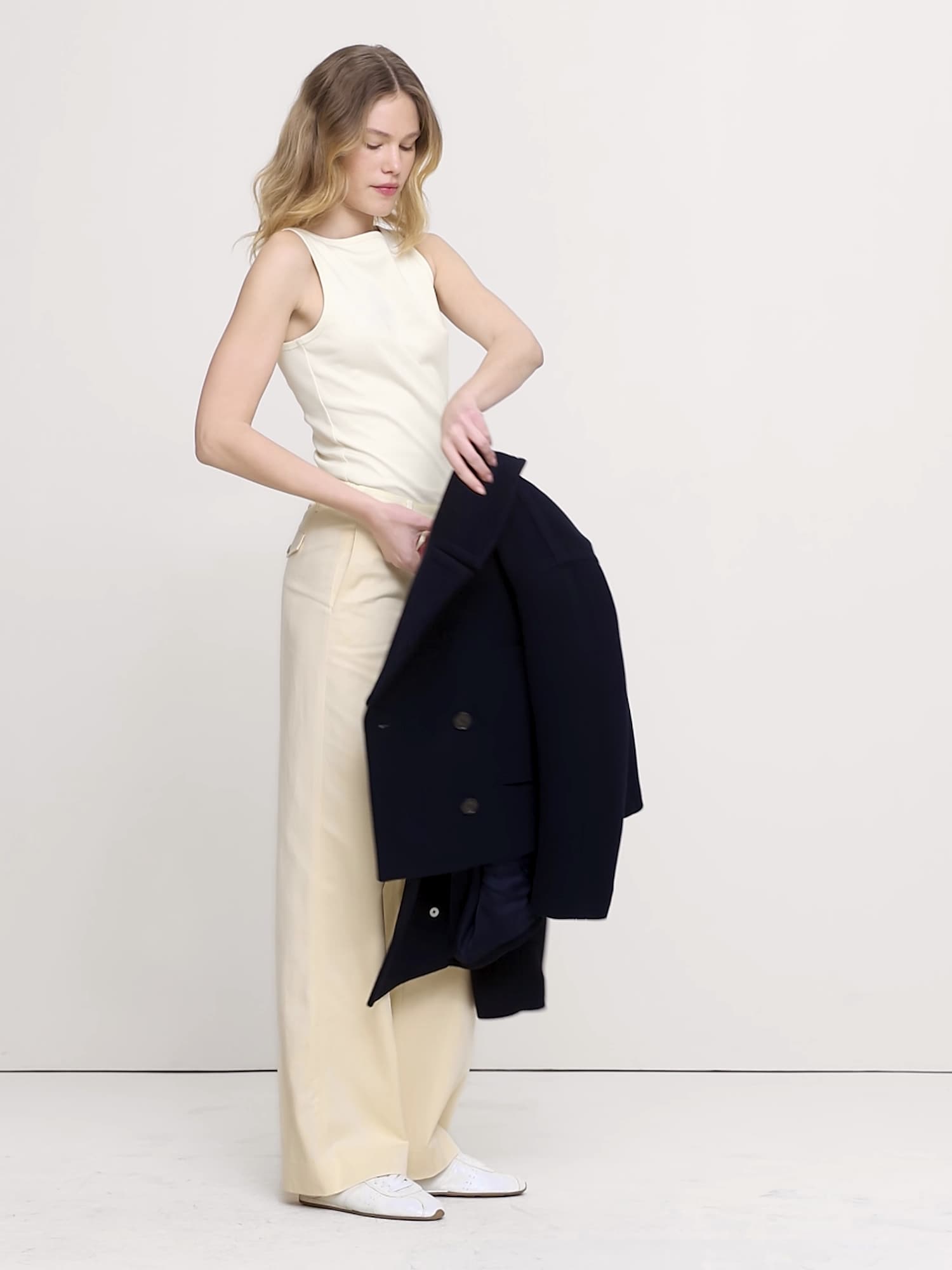 The Everyday Wide-Leg Pant Tencel™-Cotton