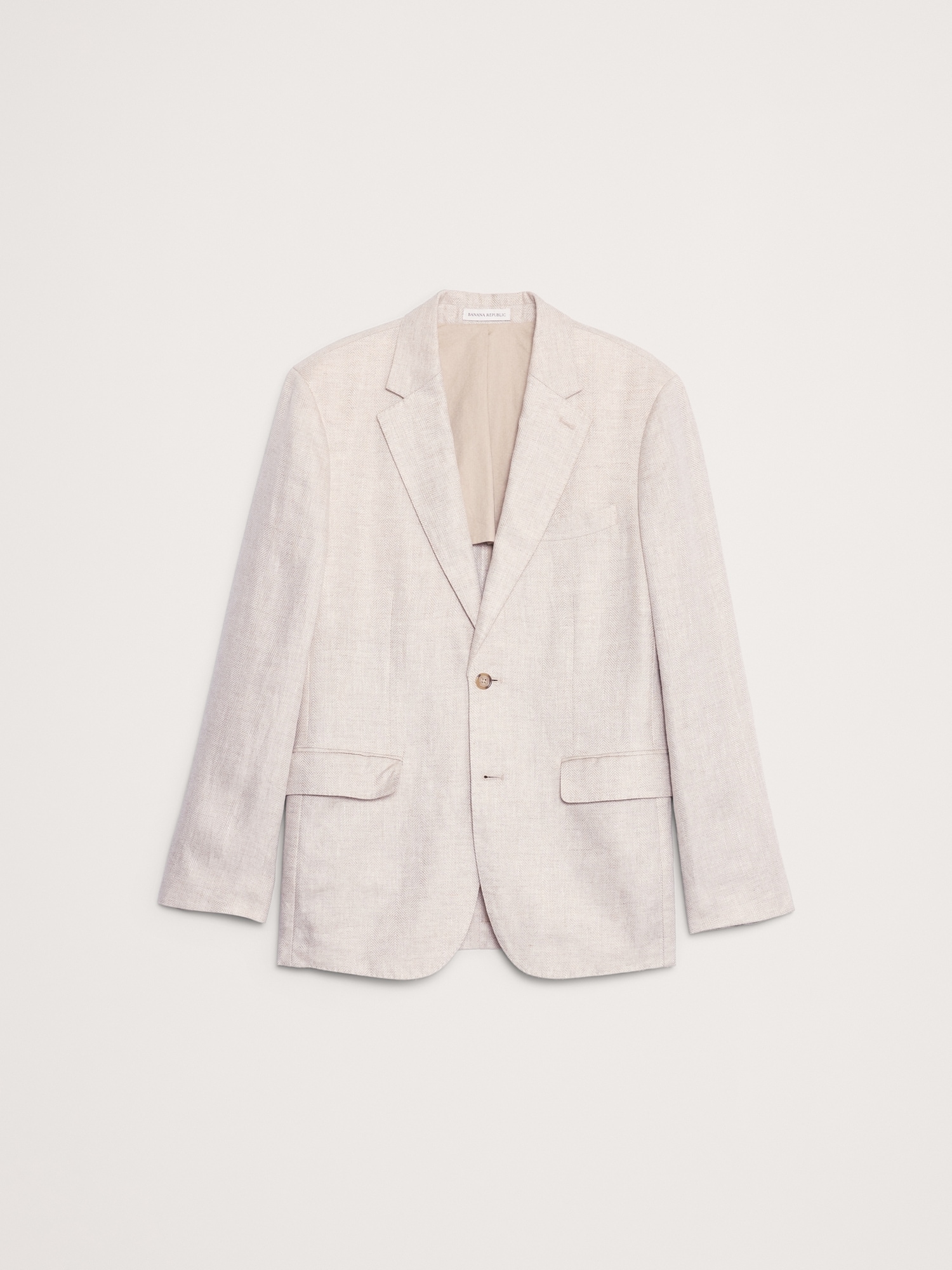 Image number 5 showing, Herringbone Linen Suit Jacket