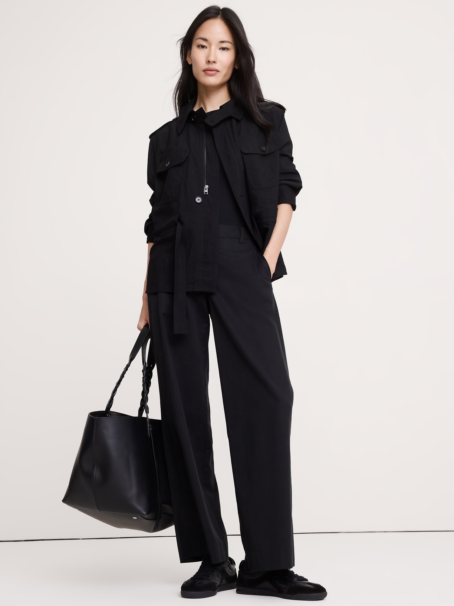 L'image numéro 3 présente Veste utilitaire légère