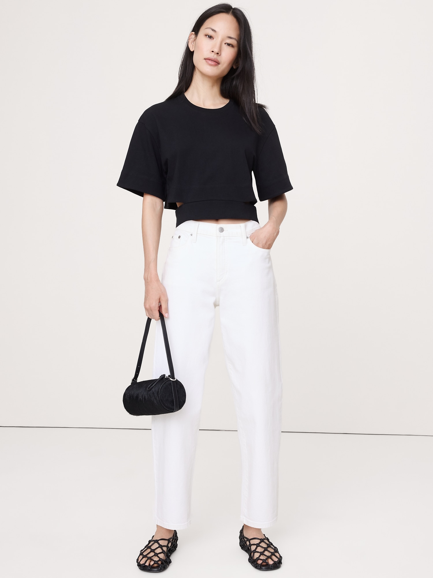 Vintage Cotton Utility Wrap Top