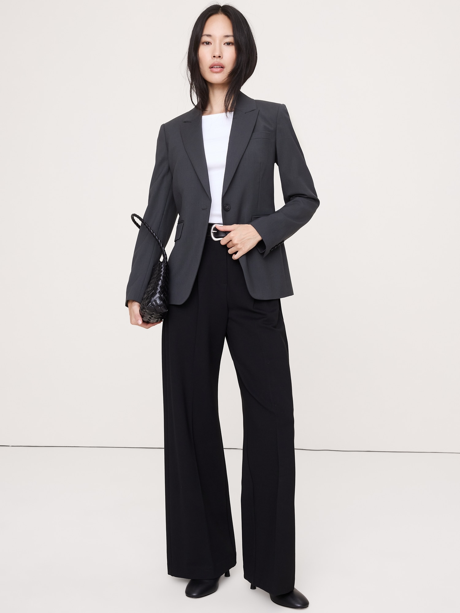 Slim Italian Wool Blazer