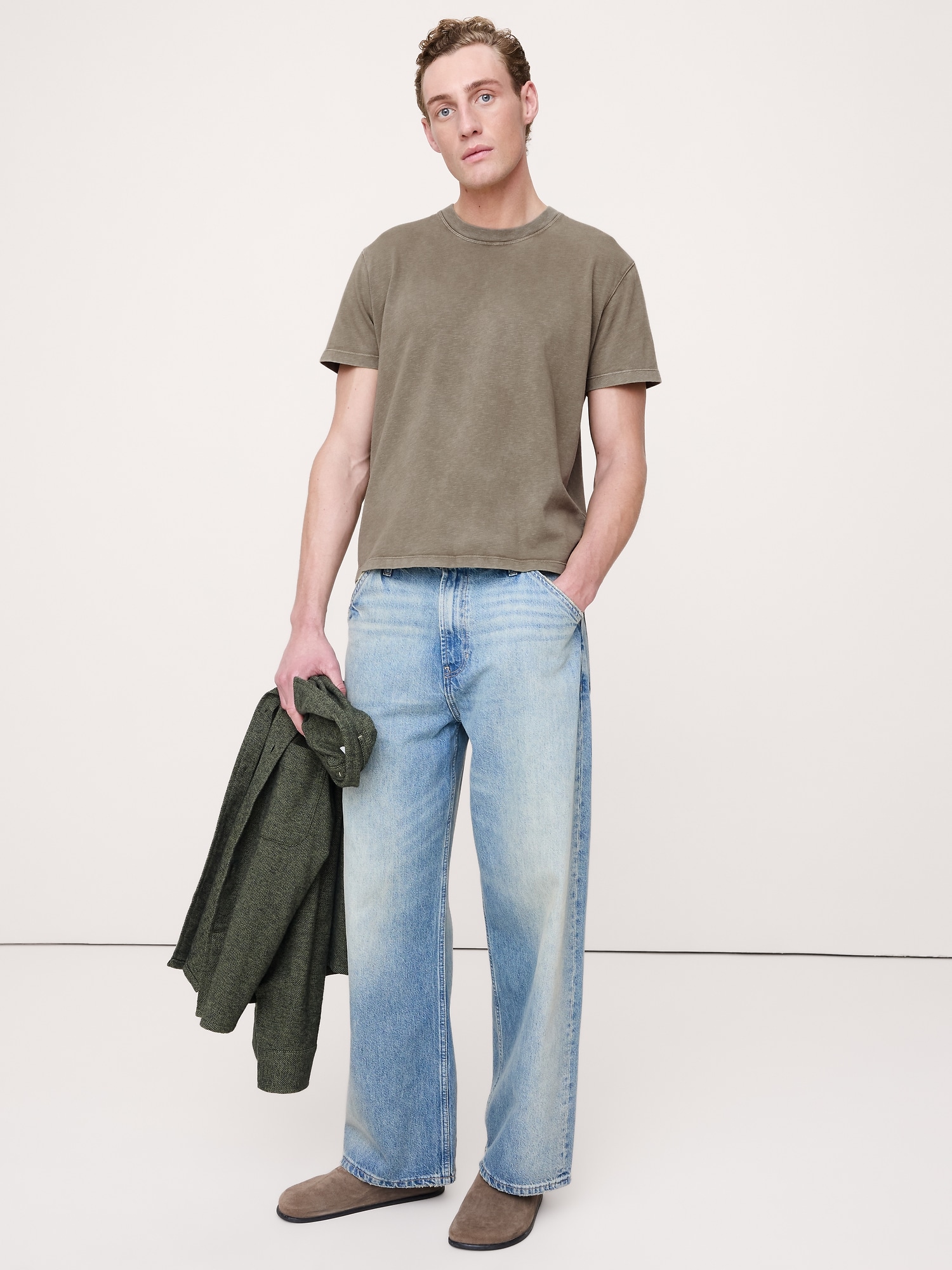 Heritage Cotton Slub Crew-Neck T-Shirt