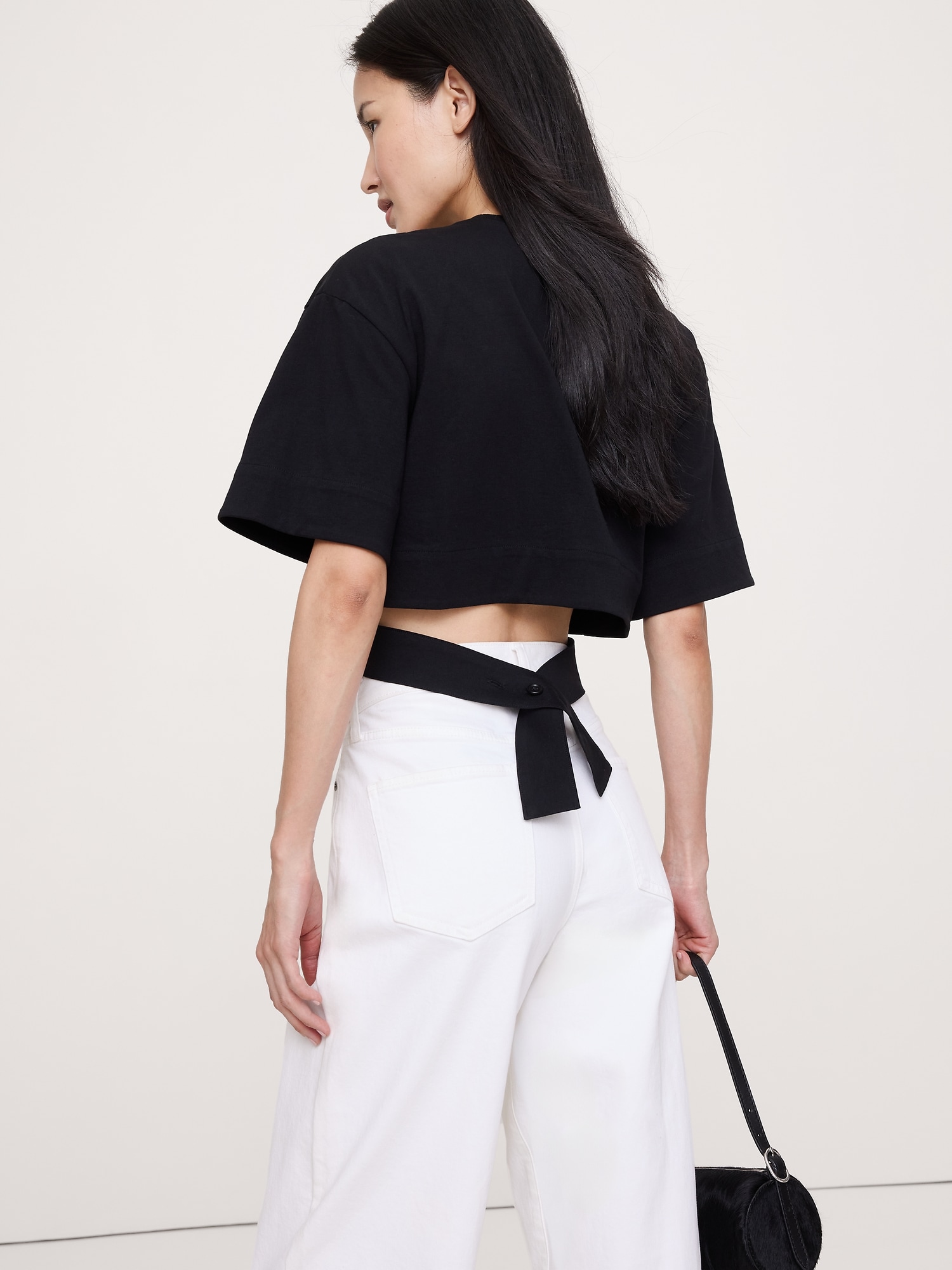 Image number 2 showing, Vintage Cotton Utility Wrap Top