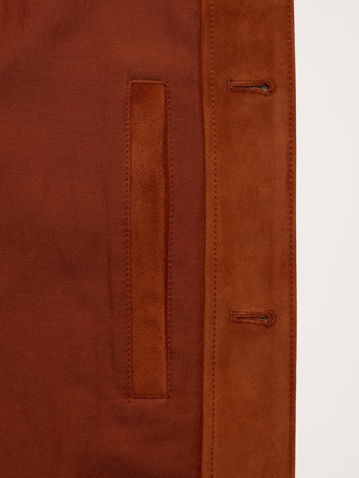 Image number 6 showing, Suede Trucker Jacket