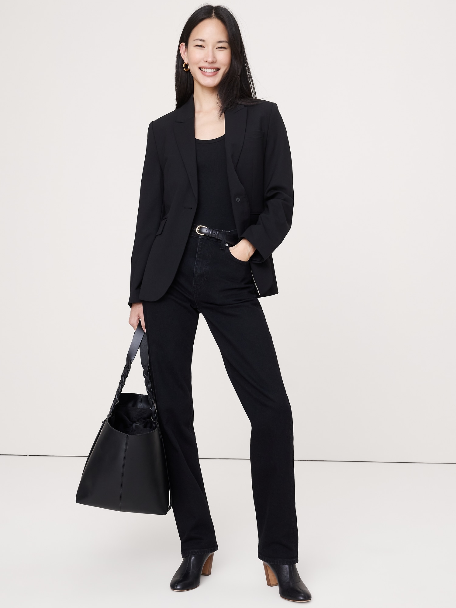 Slim Italian Wool Blazer