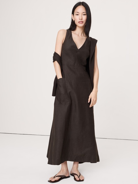 ROBE LONGUE EN LIN