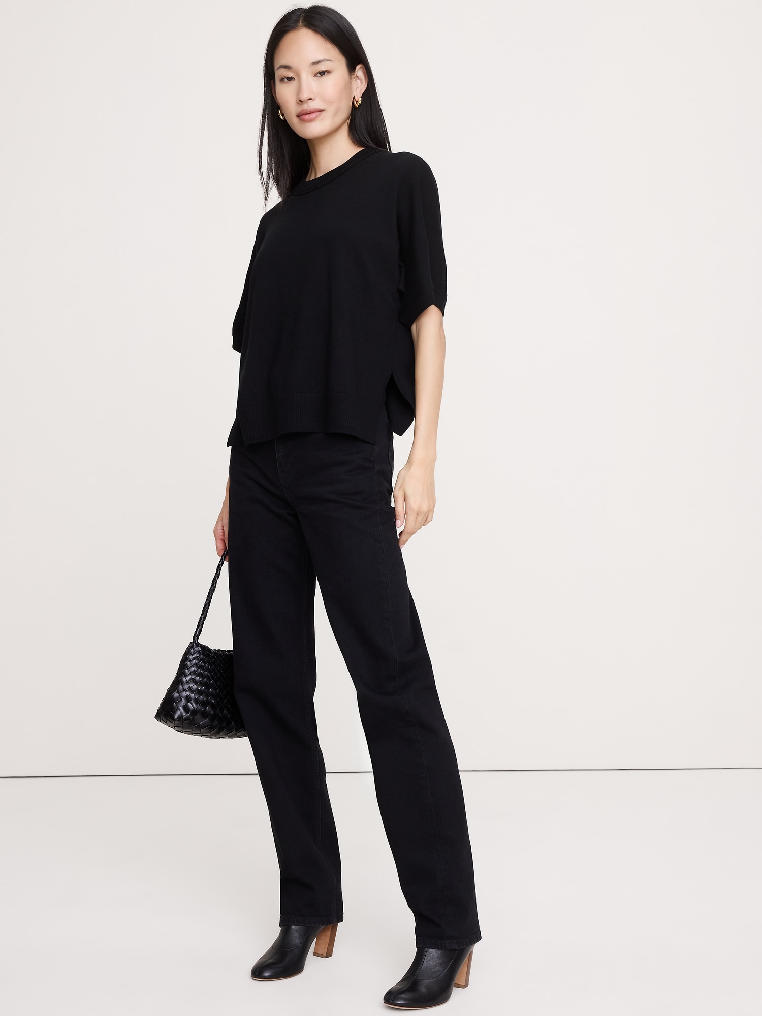 T-SHIRT EN TRICOT DE LAINE MÉRINOS