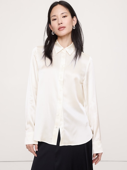 Chemisier Chloé vintage 100% soie pêche, taille 36 (Neuf (Voir