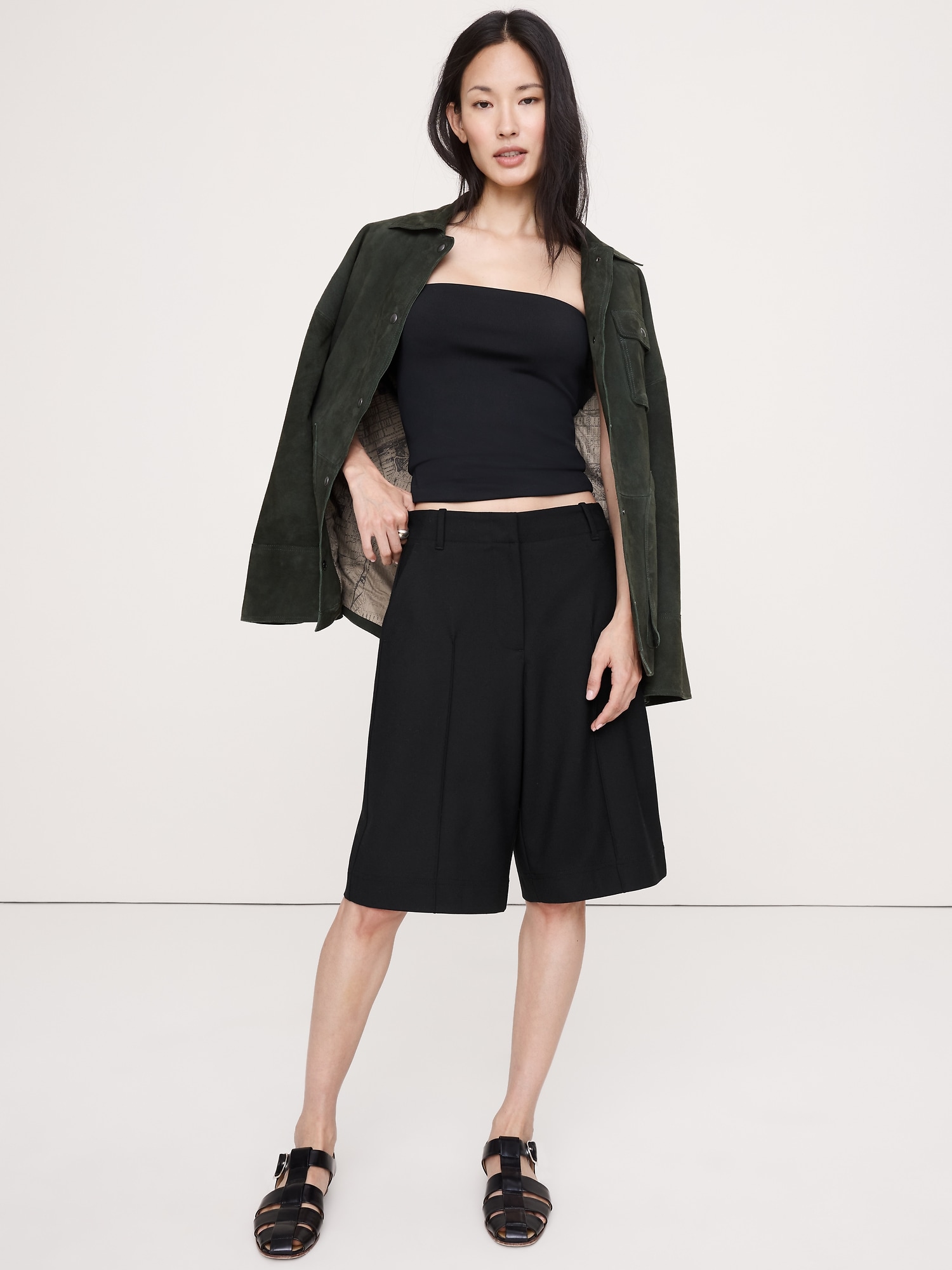 L'image numéro 3 présente Haut tube extensible effet sculptant