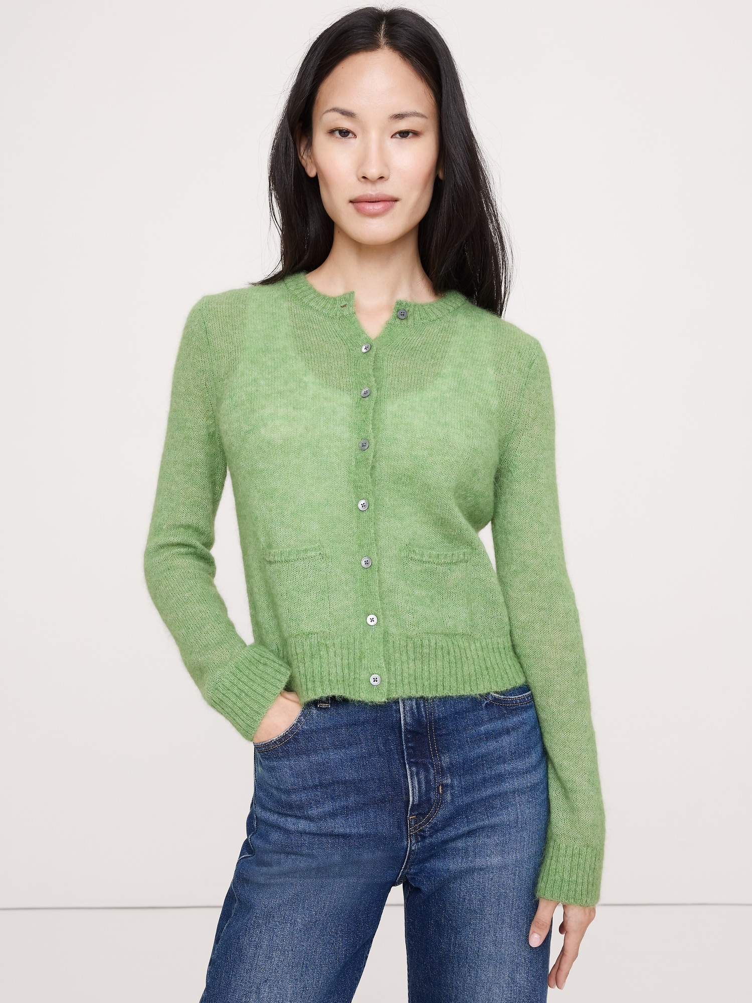 Italian Alpaca-Blend Cardigan