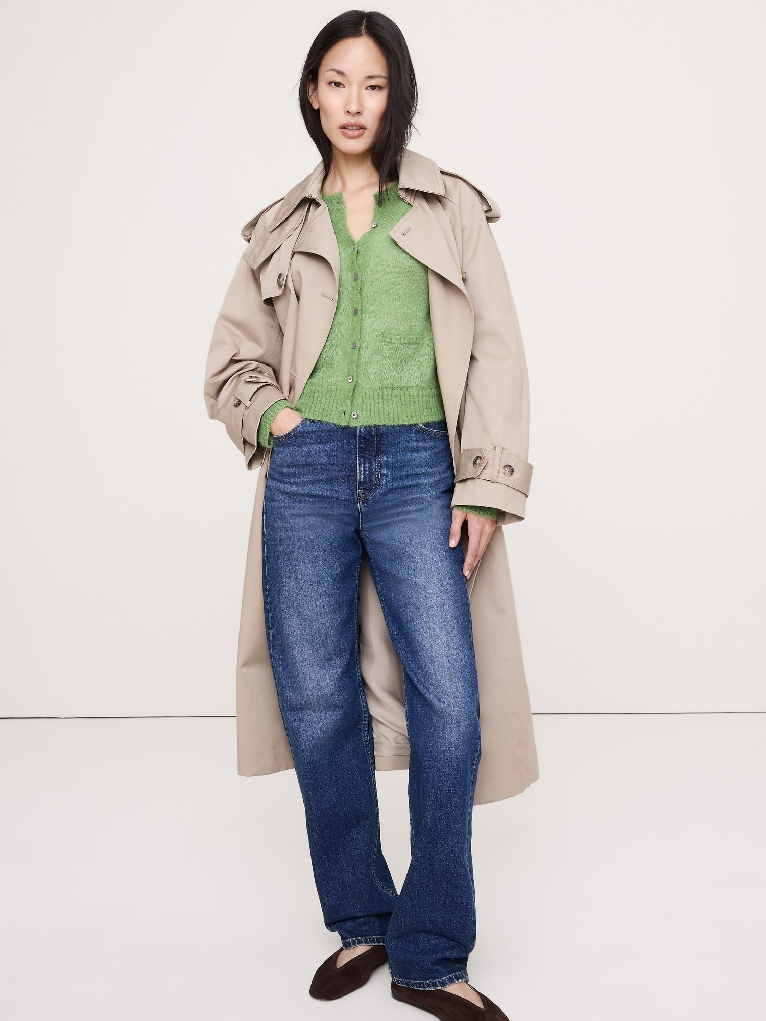 Image number 3 showing, Italian Alpaca-Blend Cardigan