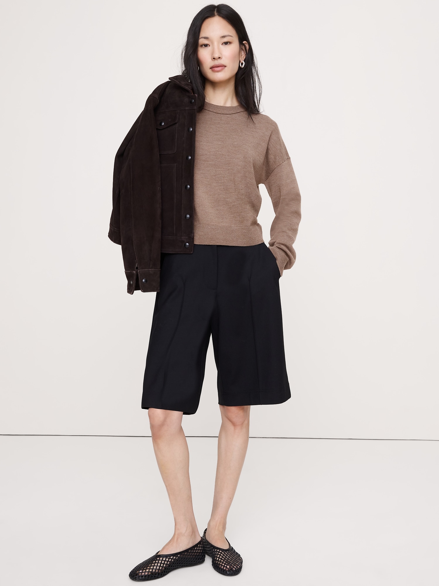 Image number 3 showing, Merino Crew-Neck Sweater