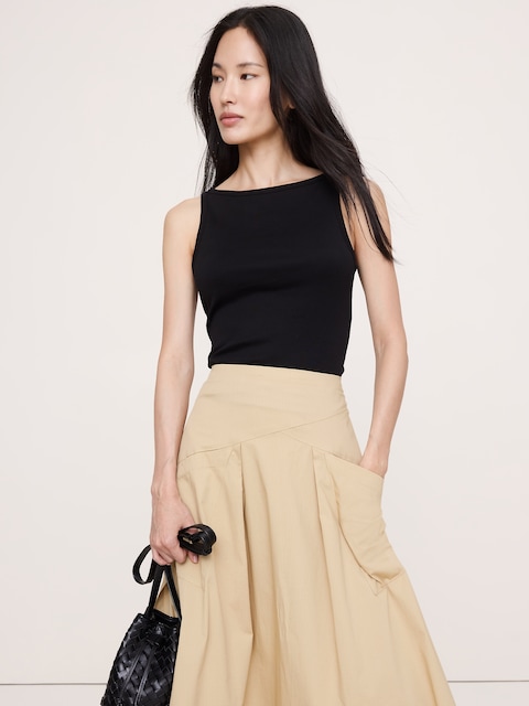 CAMISOLE MINIMALISTE EN COTON