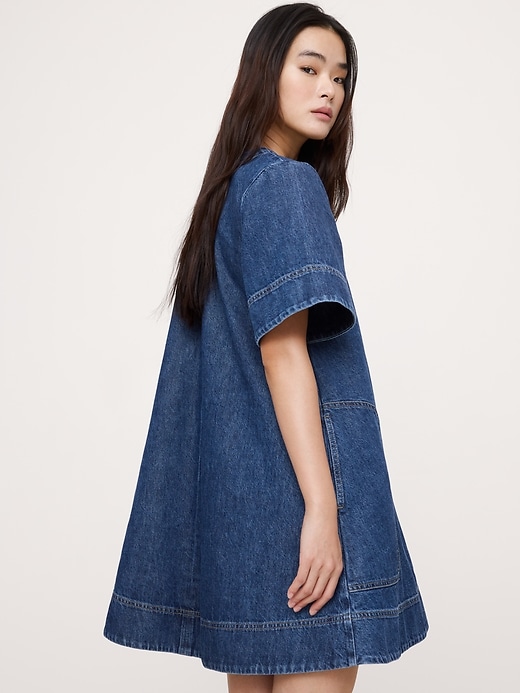 Denim Mini Dress | Banana Republic