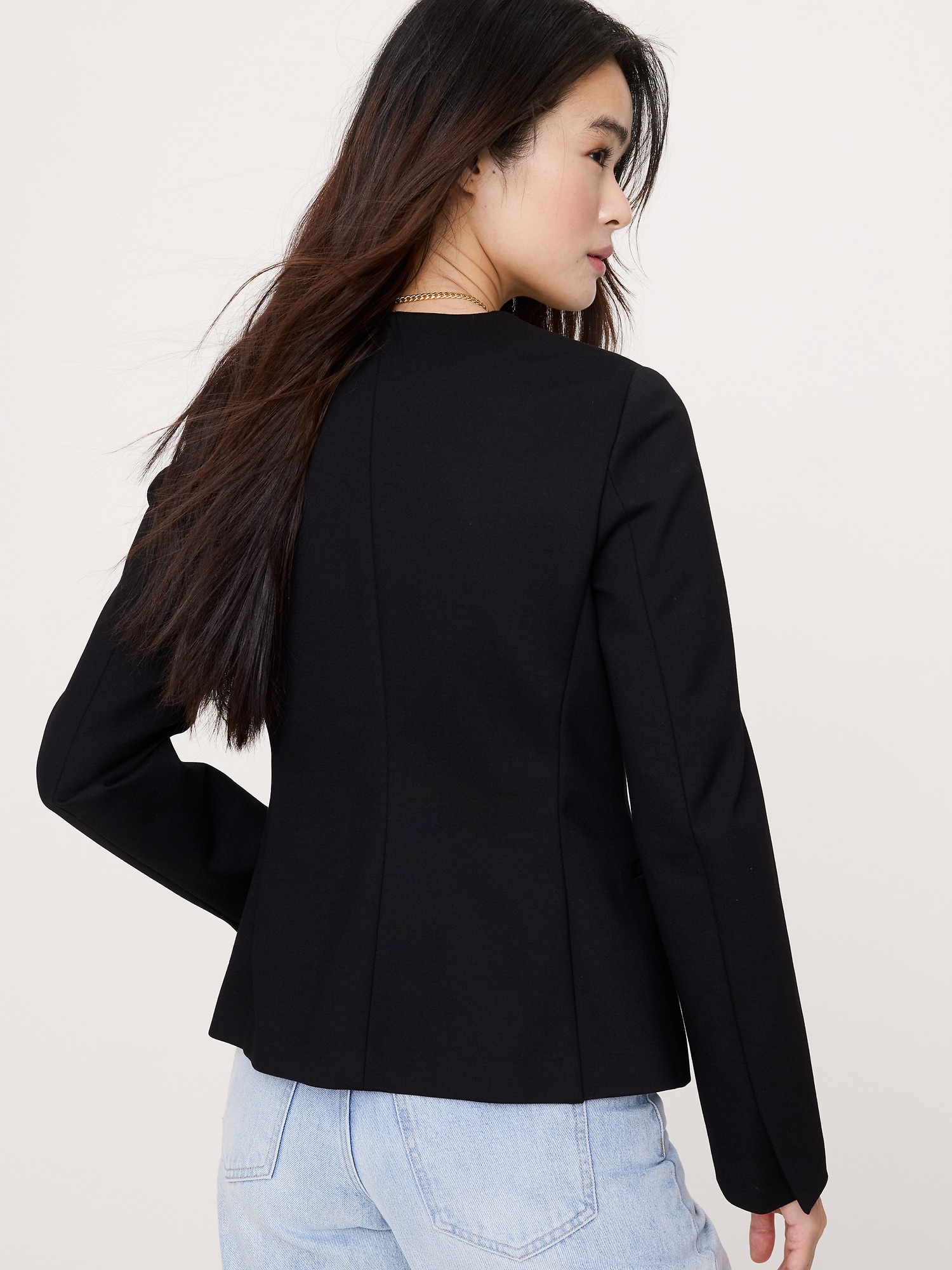 Image number 3 showing, Everywhere Ponte Blazer Top