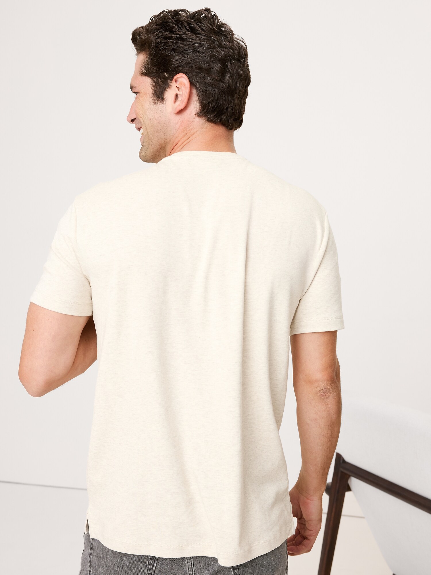 Image number 3 showing, Luxury-Touch V-Neck T-Shirt