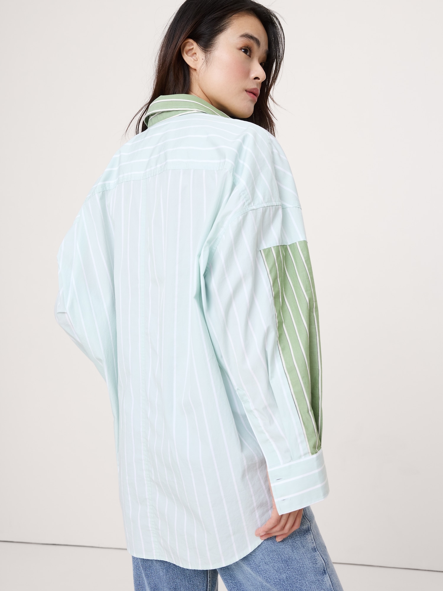 Image number 2 showing, The Oversized Patchwork Shirt