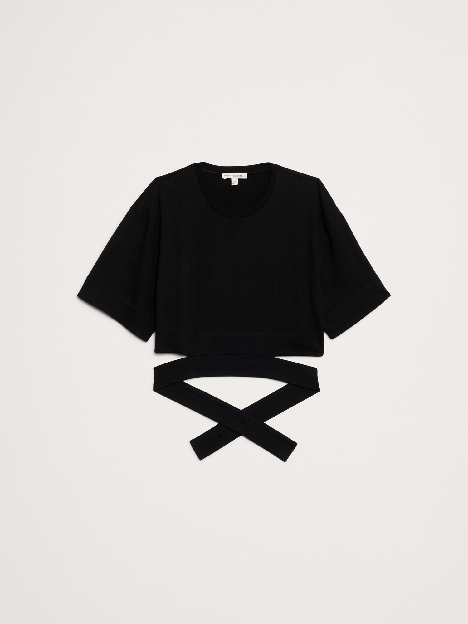 Image number 4 showing, Vintage Cotton Utility Wrap Top