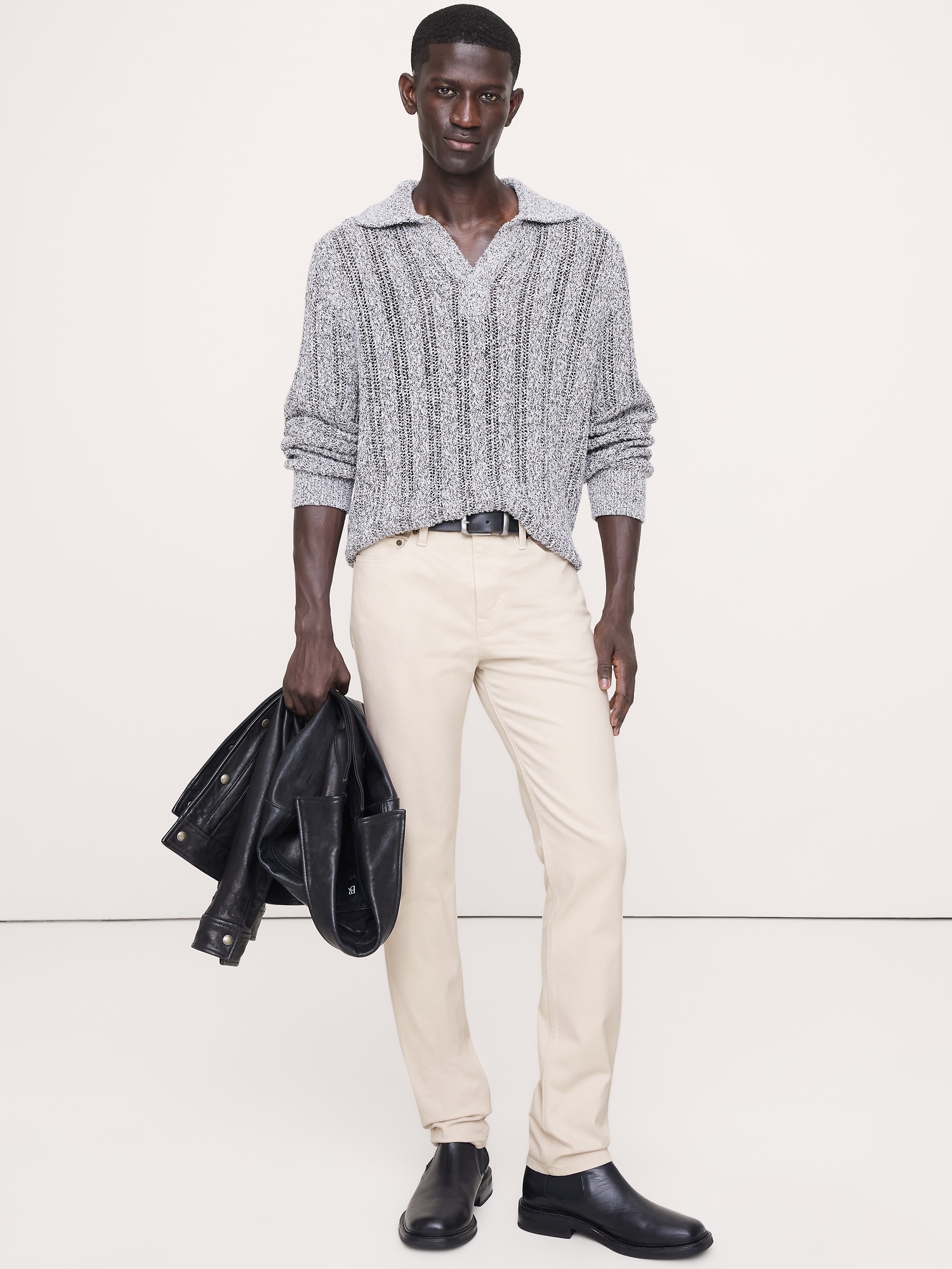 Slim Traveler Pant - Canvas Off