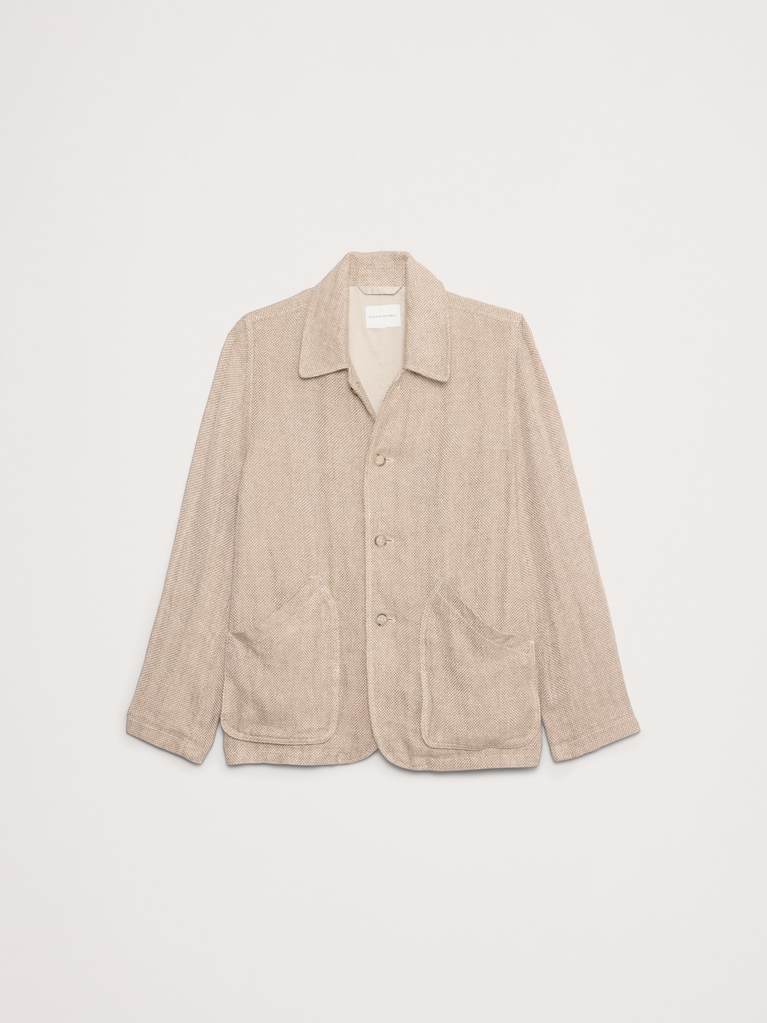 L'image numéro 5 présente Veste de marche en tweed de lin