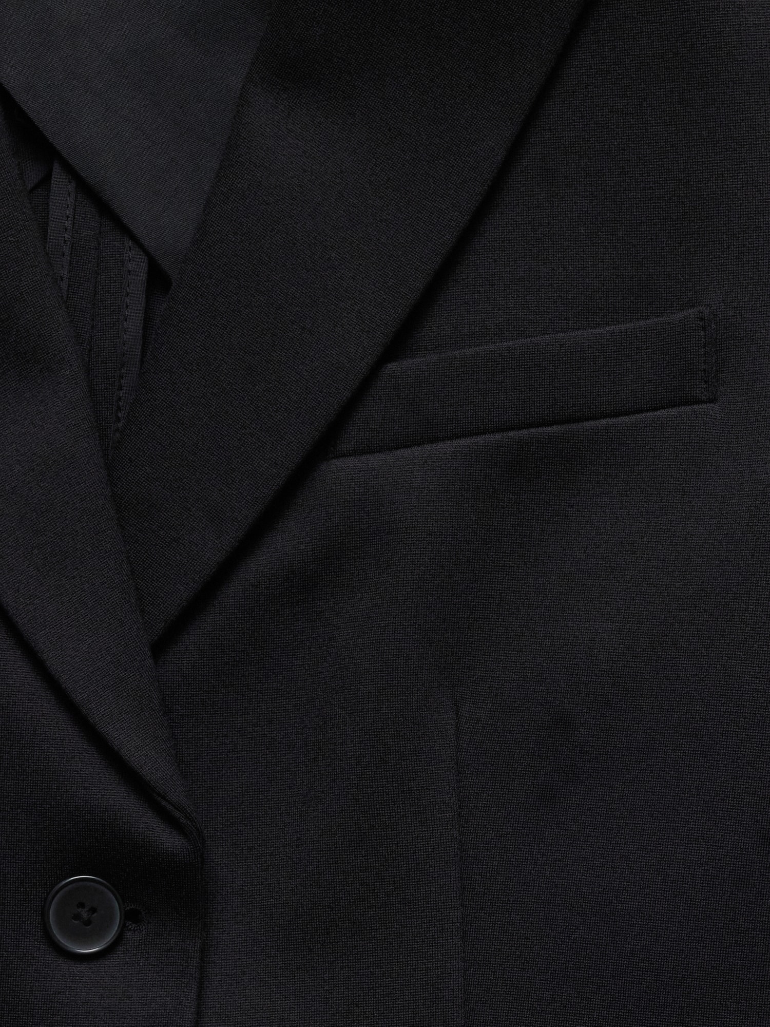 L'image numéro 7 présente Blazer tout-aller ajusté en tricot point de Rome