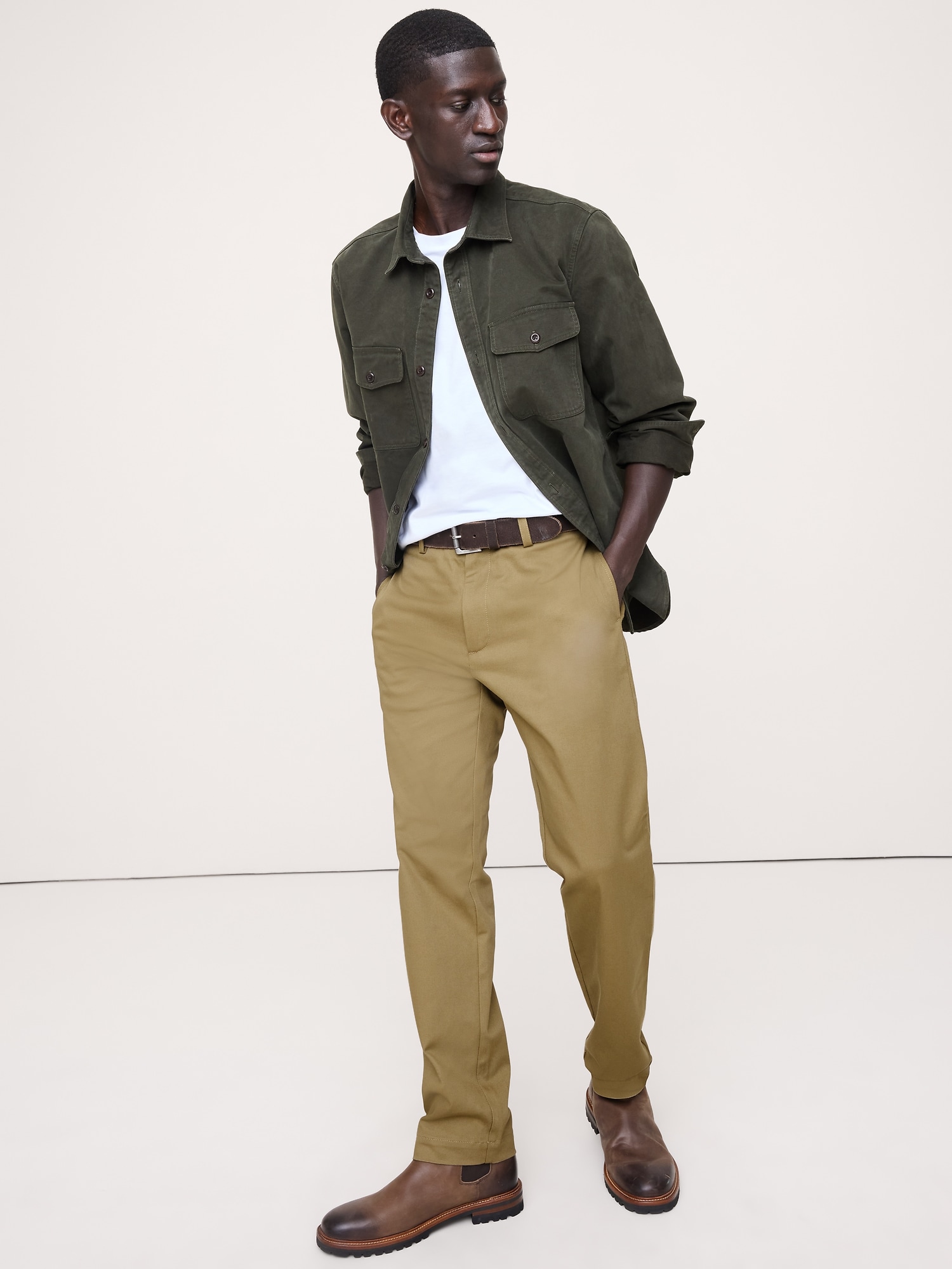 Straight Italian-Stretch Chino