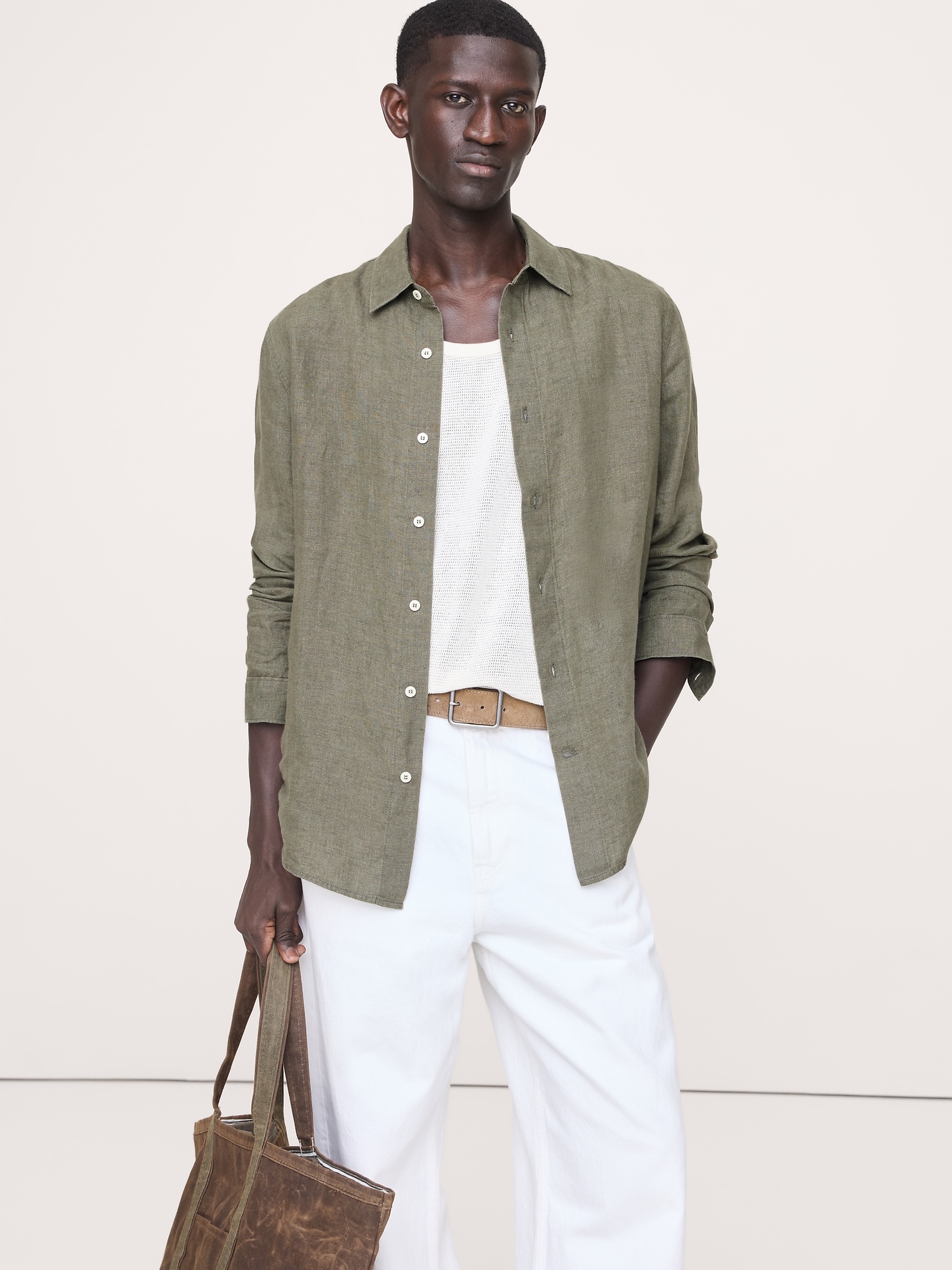 CHEMISE AJUSTÉE EN LIN