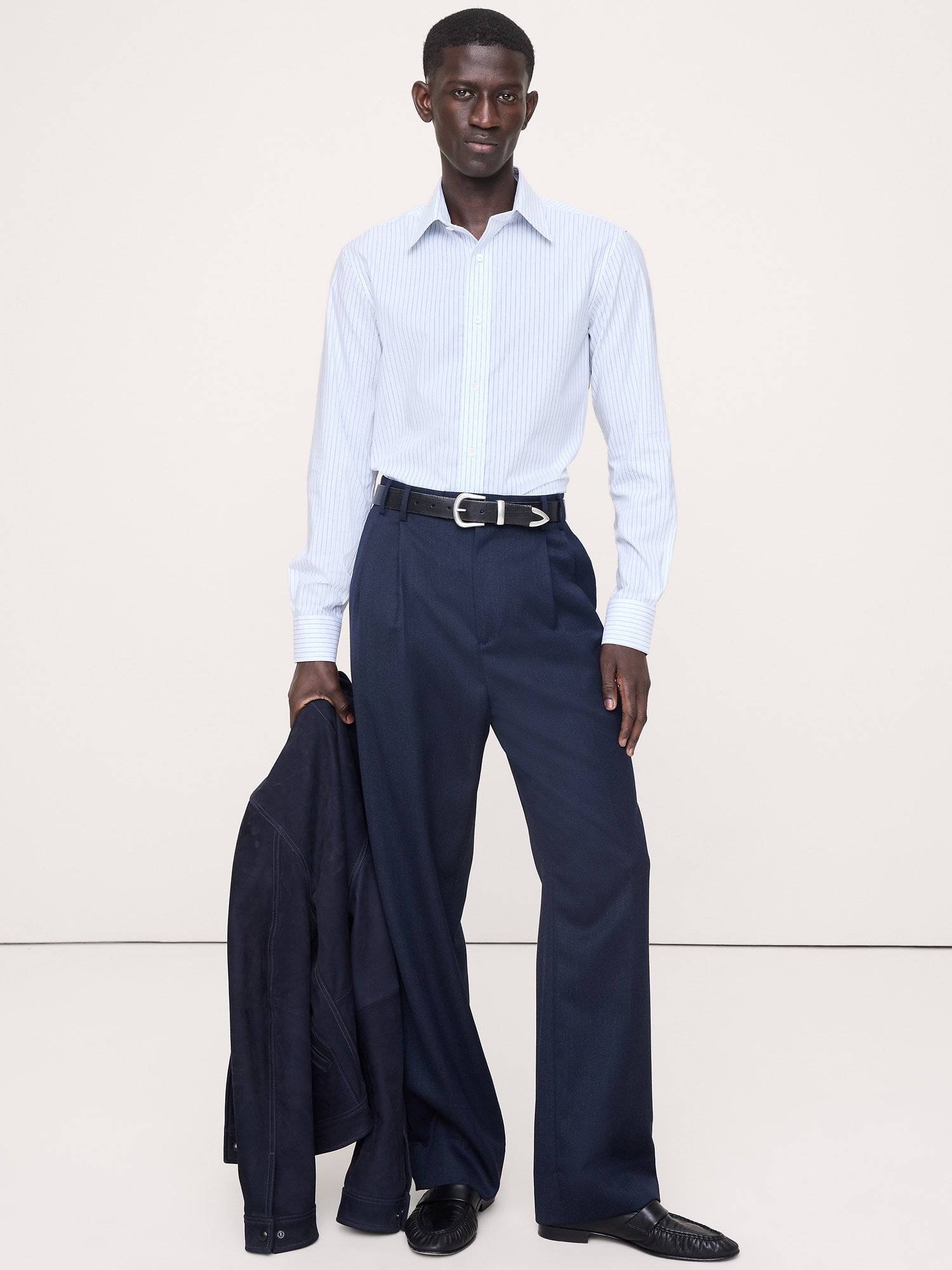 Slim-Fit Wrinkle-Resistant Dress Shirt