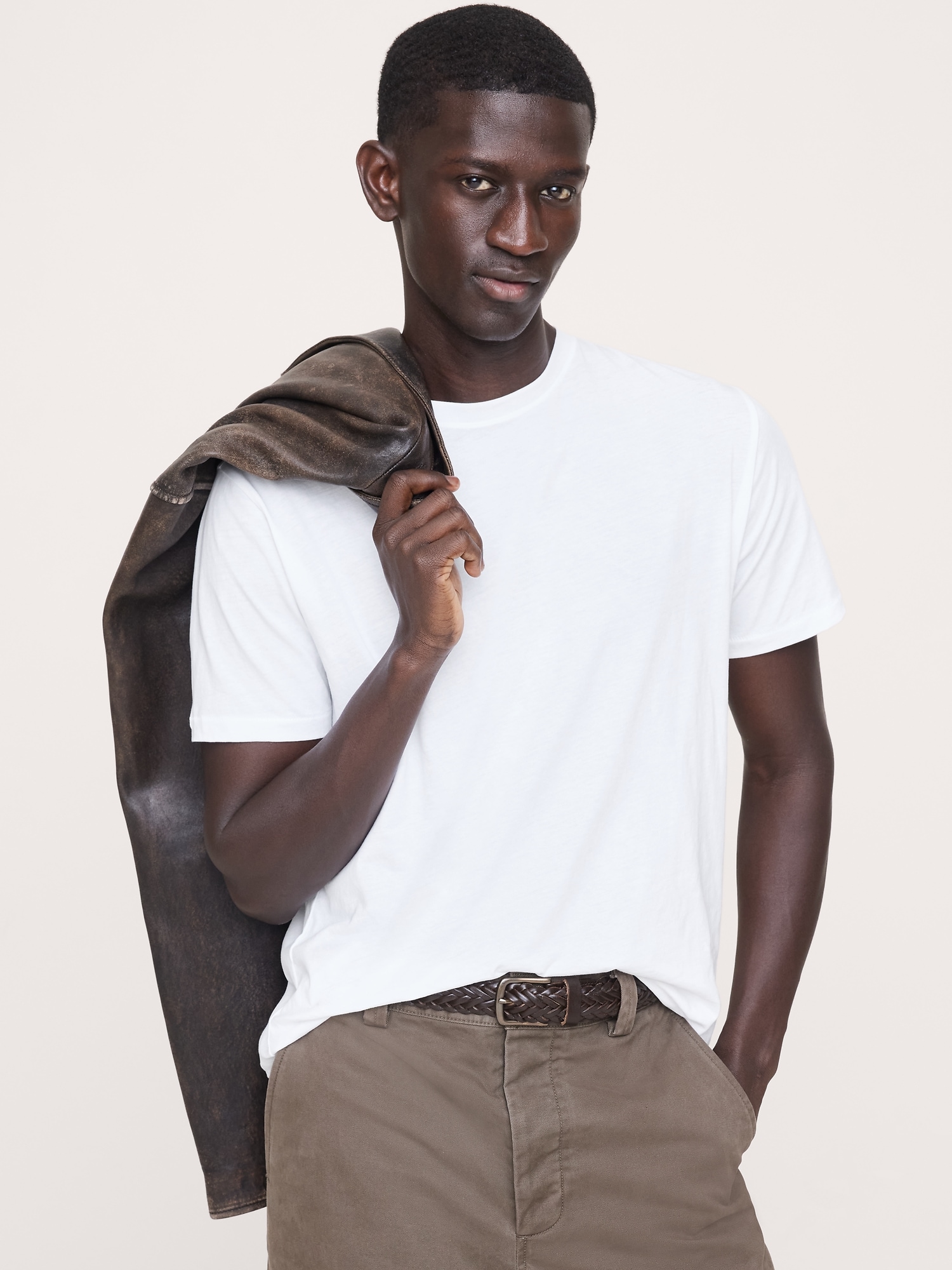 Lightweight Cotton Crew-Neck T-Shirt