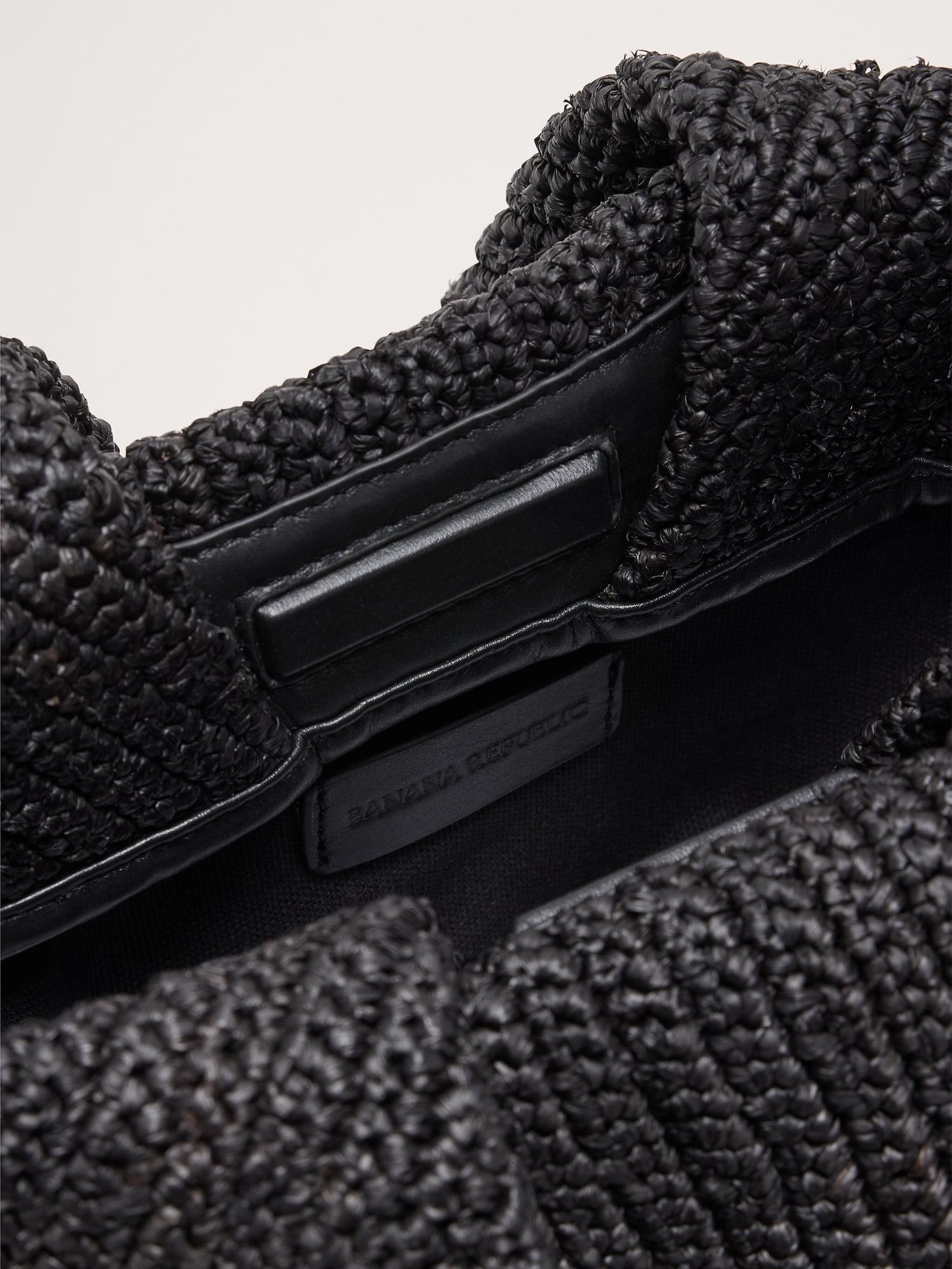 Image number 5 showing, Raffia Clutch