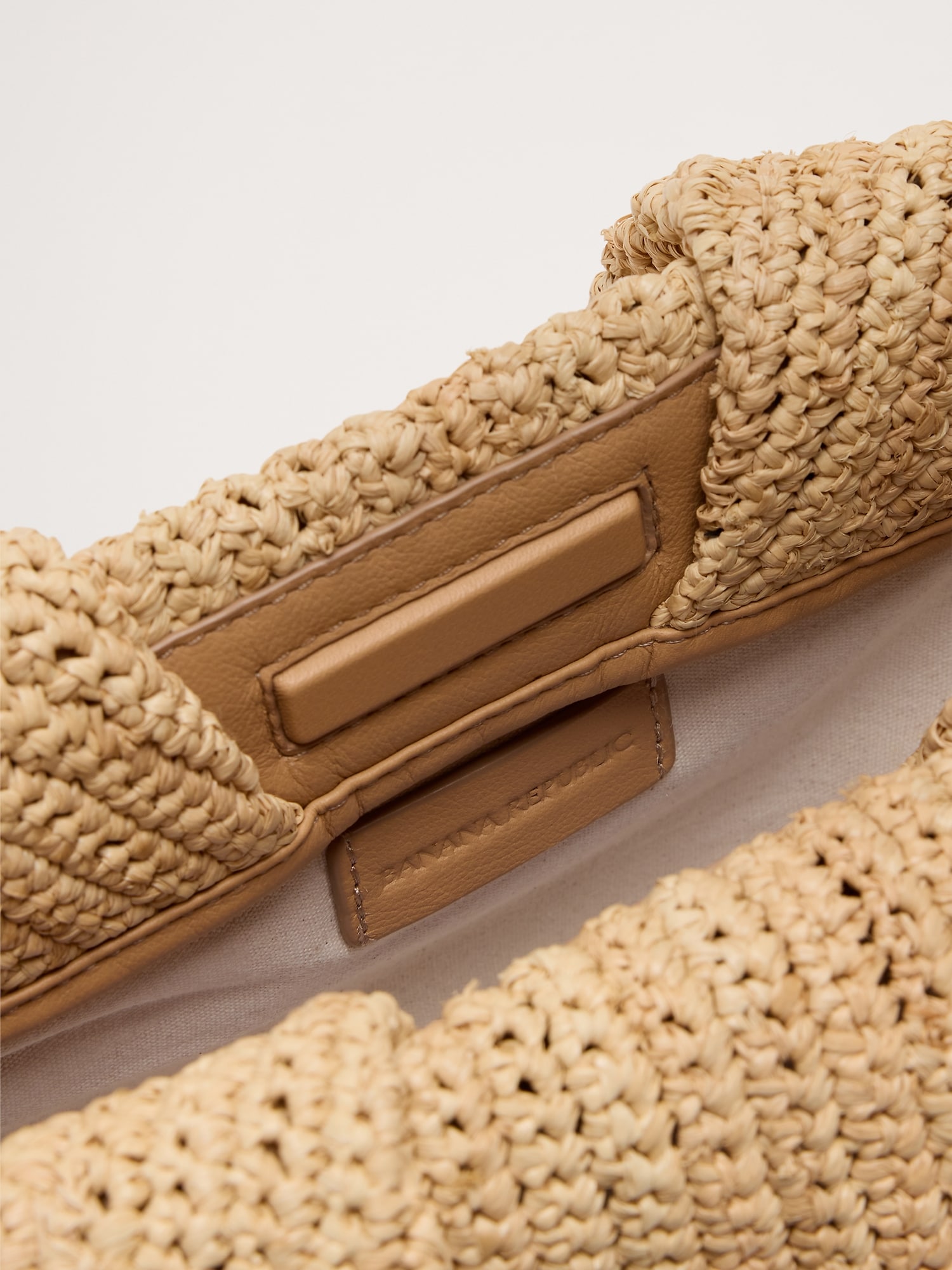 Image number 6 showing, Raffia Clutch
