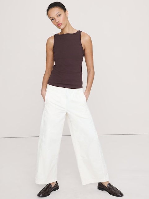 CAMISOLE MINIMALISTE EN COTON