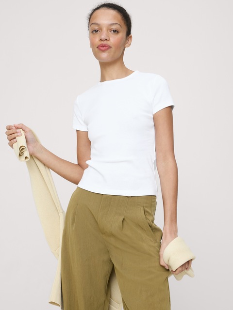 T-SHIRT MINIMALISTE EN COTON POUR BÉBÉ