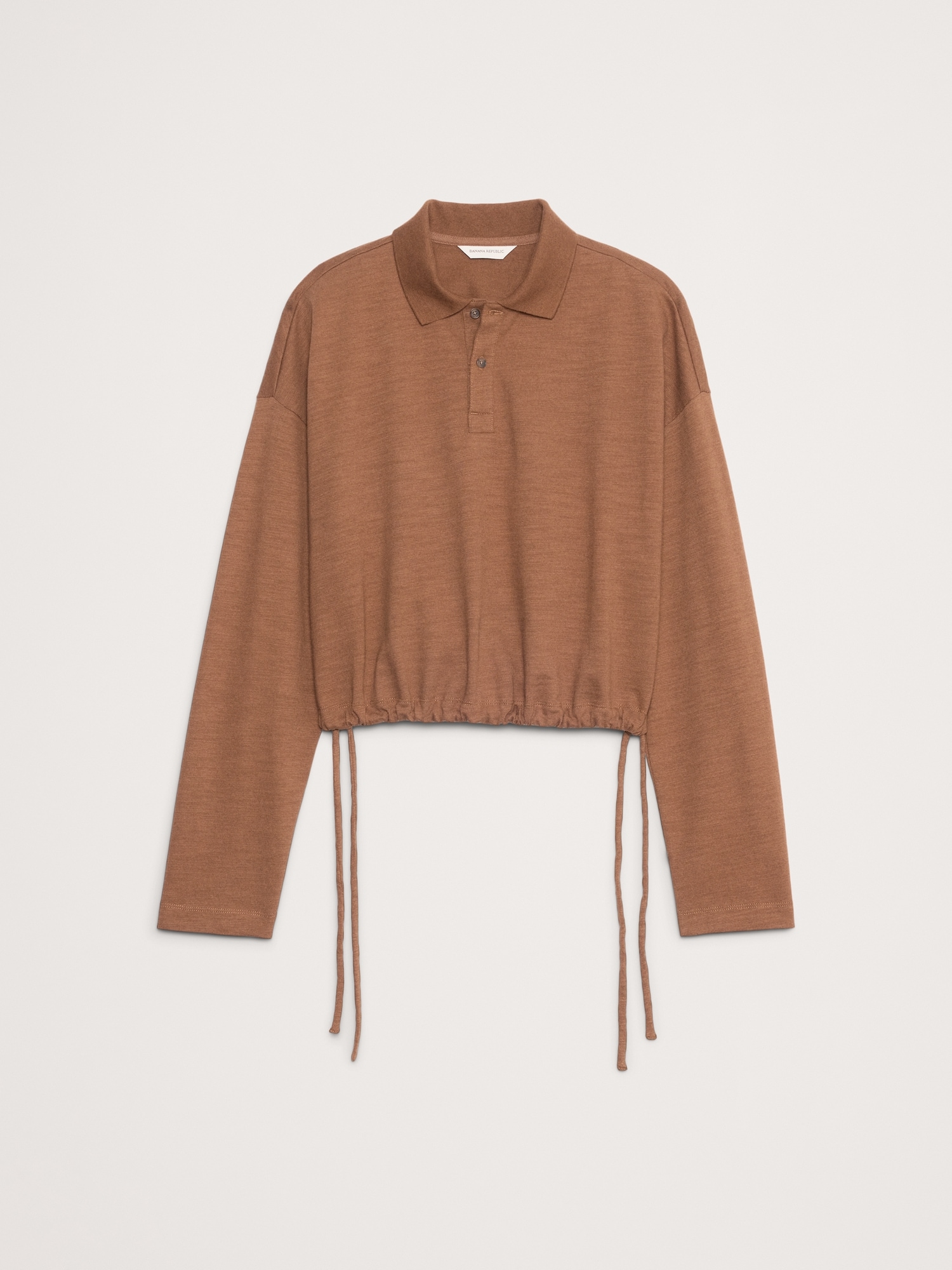 L'image numéro 5 présente Polo court en coton flammé épais