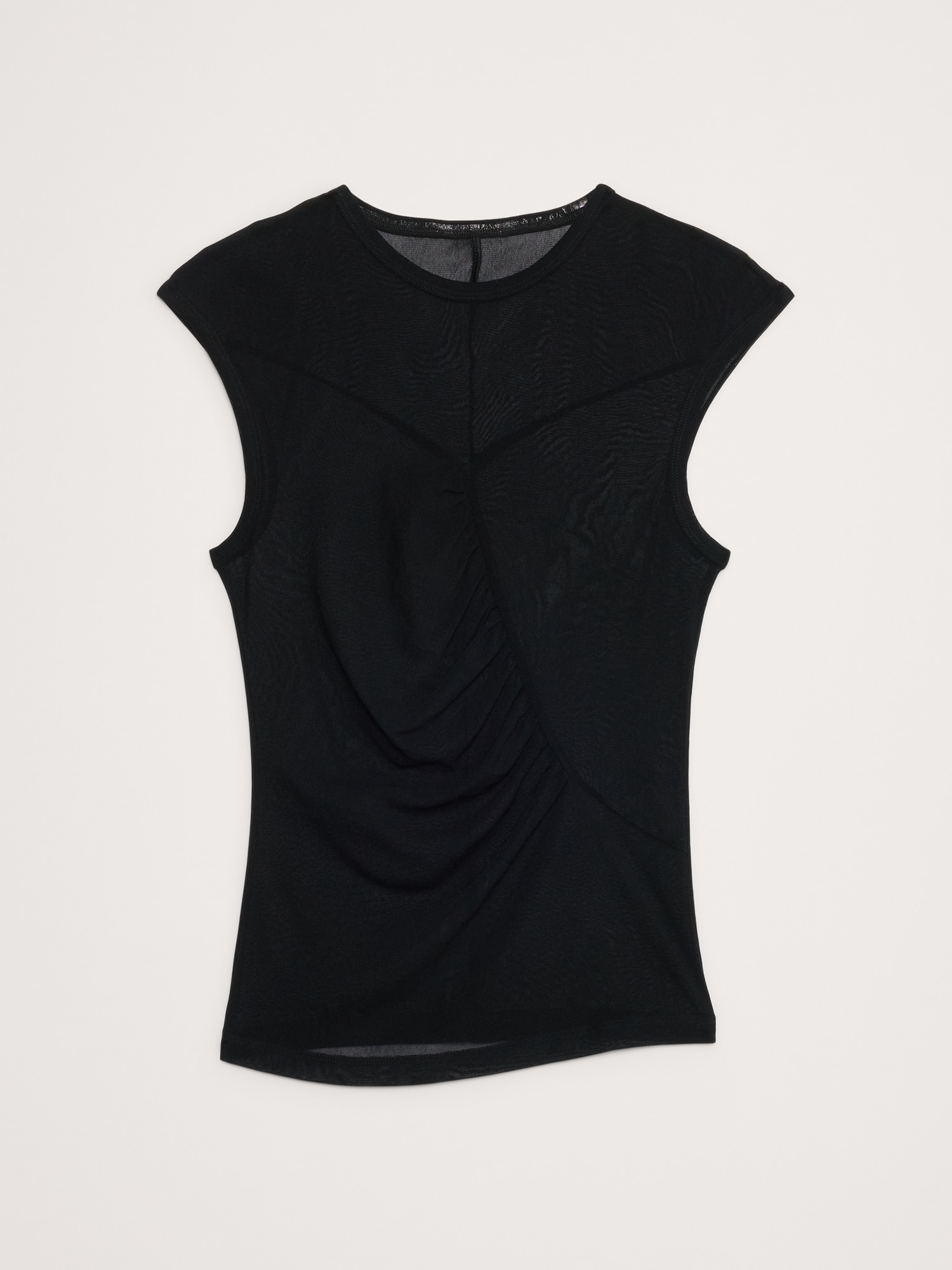 Image number 4 showing, Ruched Mesh Top