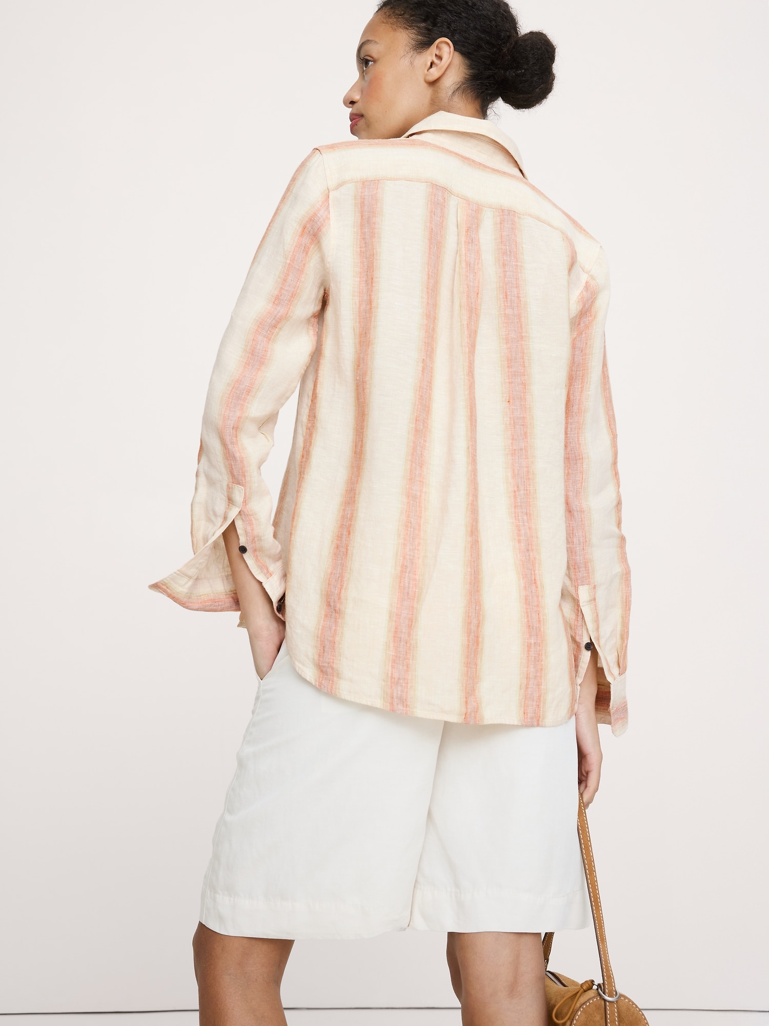 L'image numéro 3 présente Chemisier de tous les jours en lin