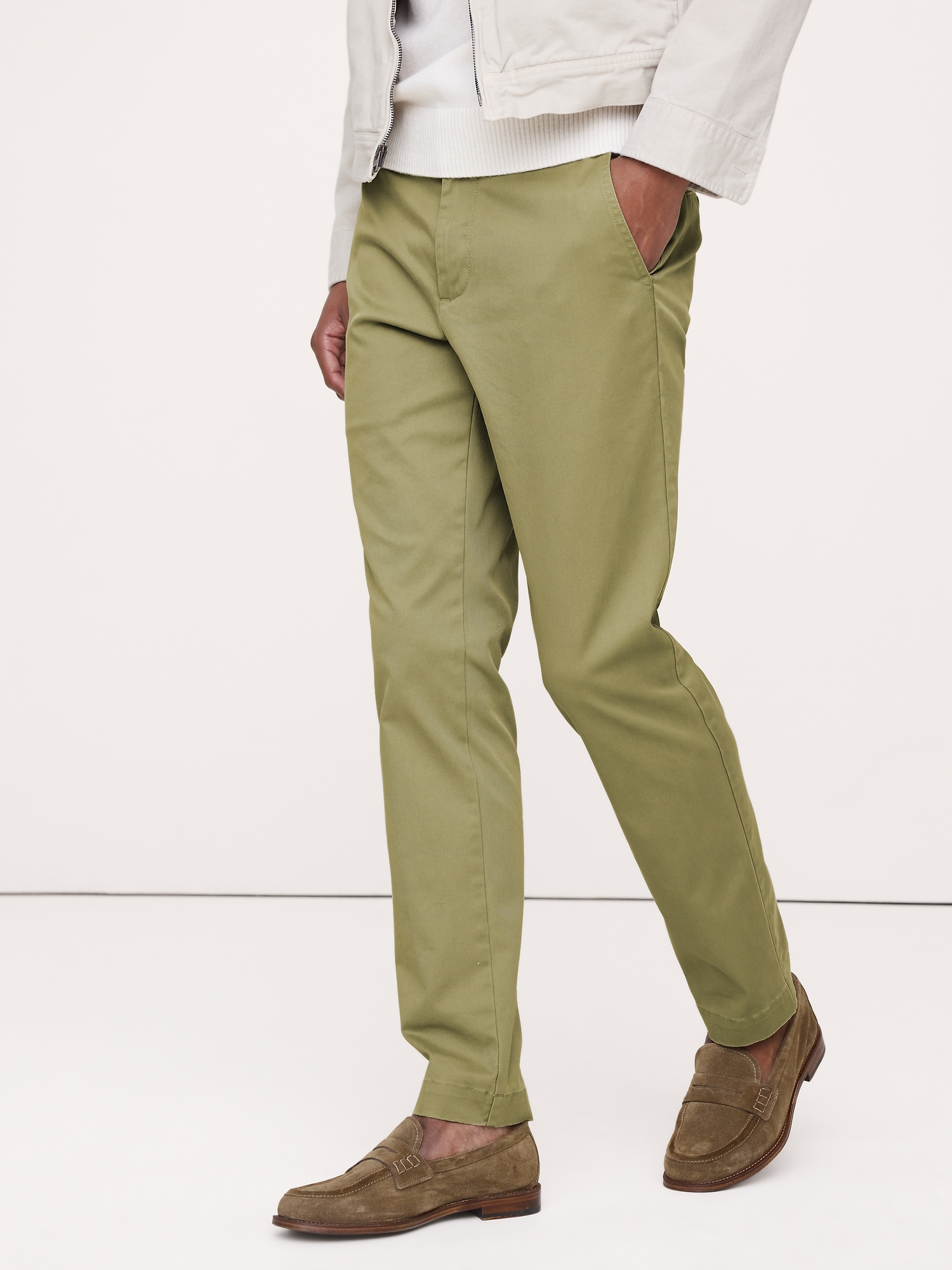 L'image numéro 3 présente Chino étroit rodé