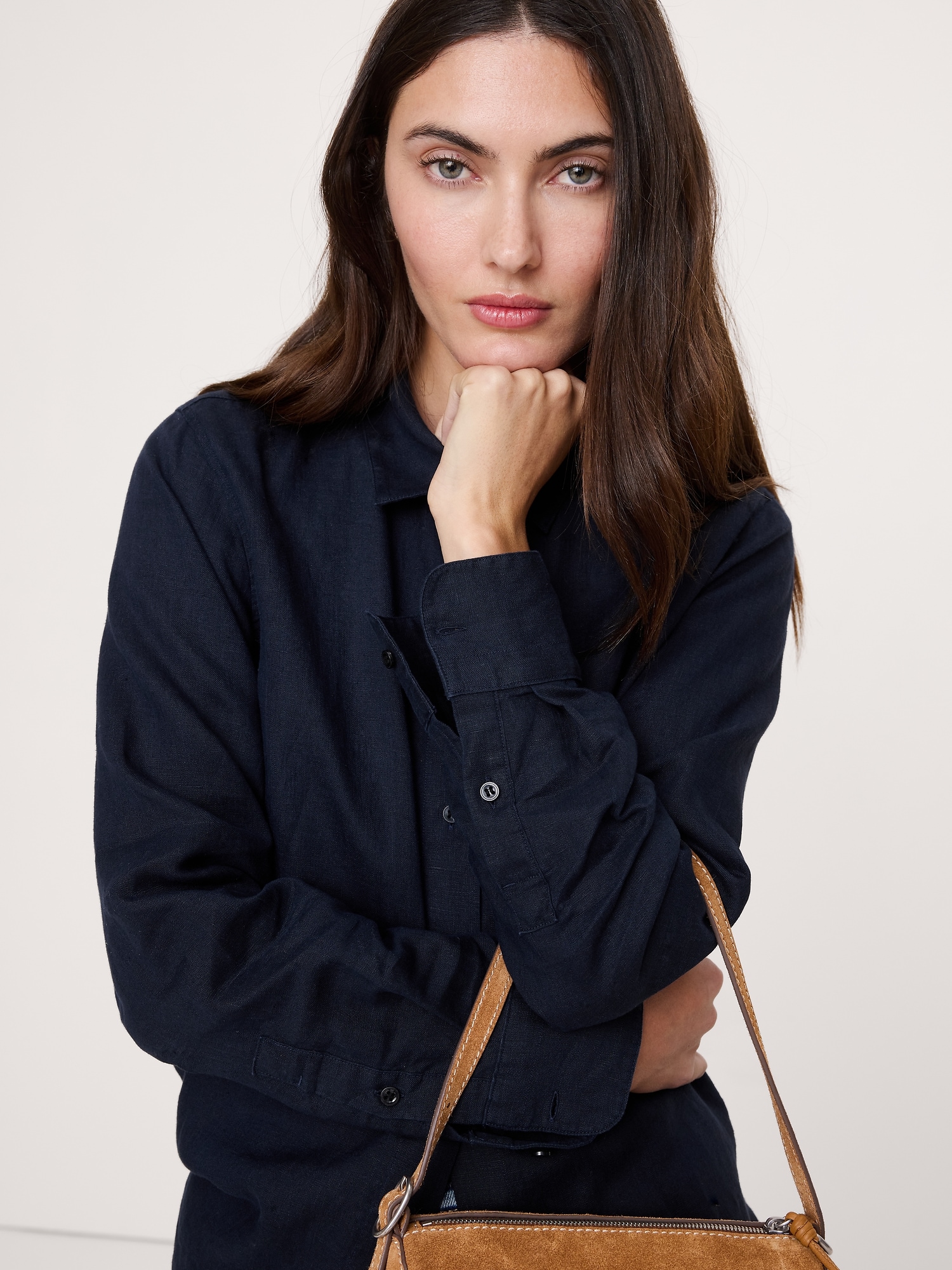 L'image numéro 4 présente Chemisier de tous les jours en lin