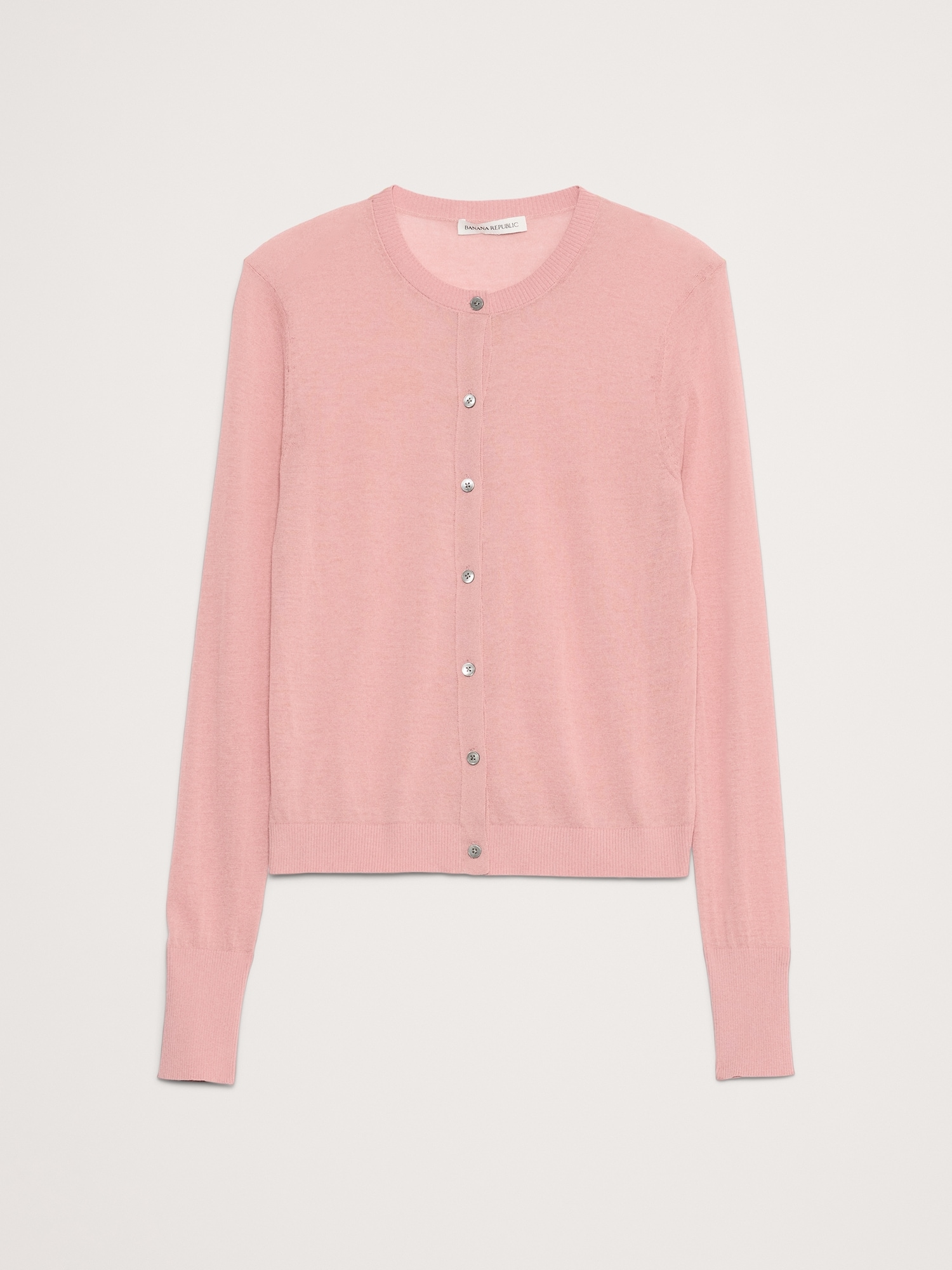 L'image numéro 4 présente Cardigan en coton diaphane ultra-fin